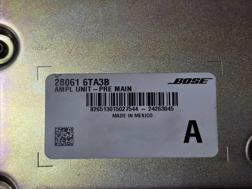 2022-2024 Nissan Pathfinder Bose Radio Audio System Amplifier OEM 28061-6TA3B