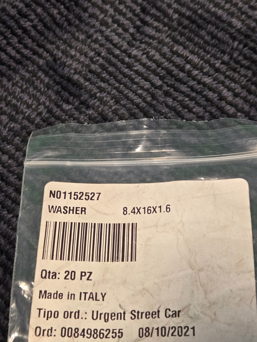 WASHERS Lamborghini Aventador, Gallardo, Huracan OEM 20 PIECES N01152527