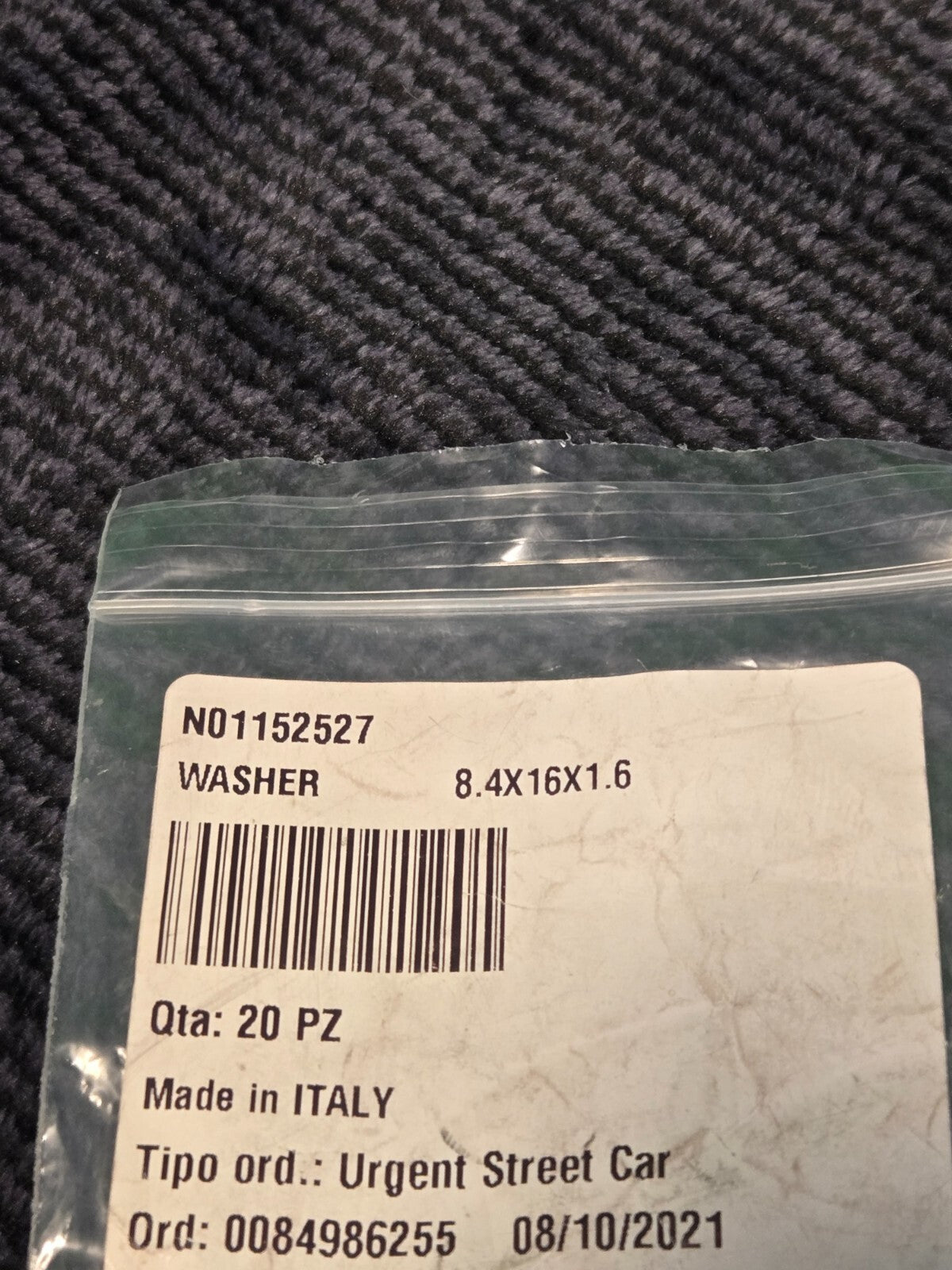 WASHERS Lamborghini Aventador, Gallardo, Huracan OEM 20 PIECES N01152527