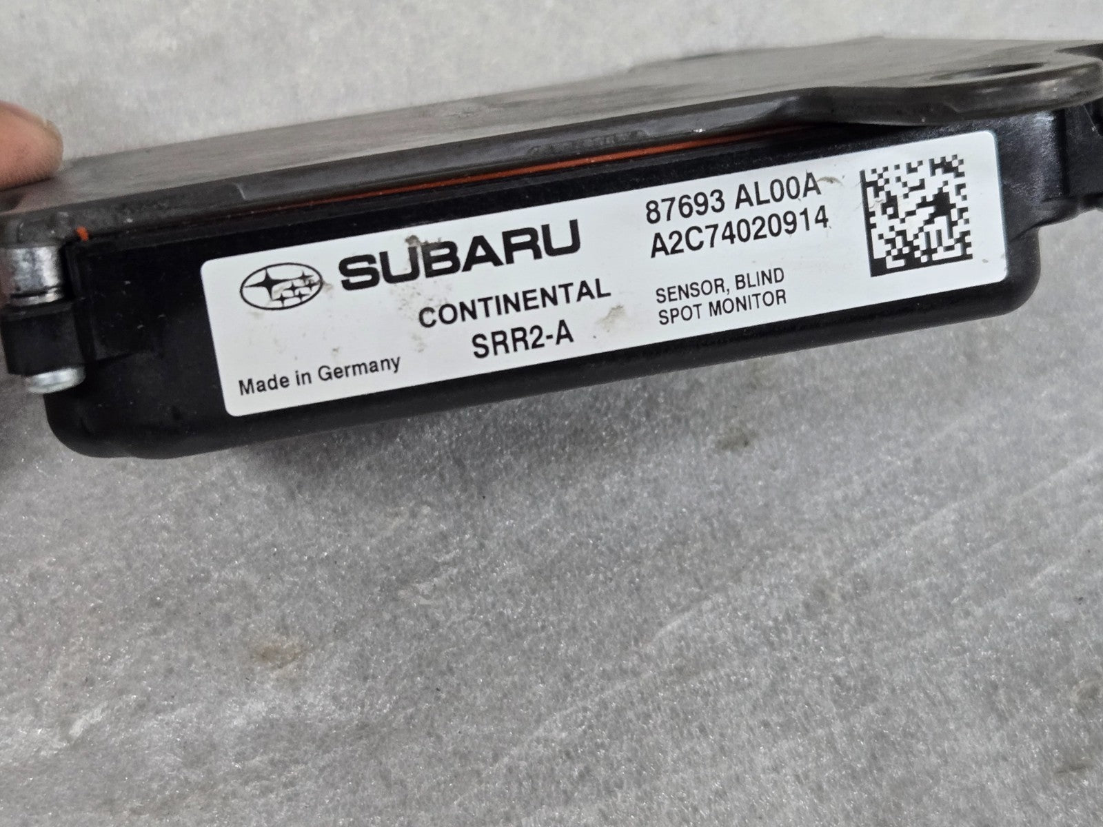 2015 Subaru Legacy Outback Blind Spot Sensor Monitor 87693AL00A OEM