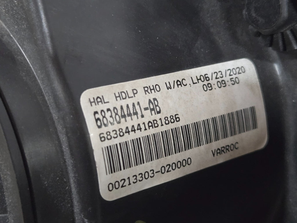 2019-2023 Dodge Challenger Driver Left LH Halogen Headlight W A/C Varroc OEM