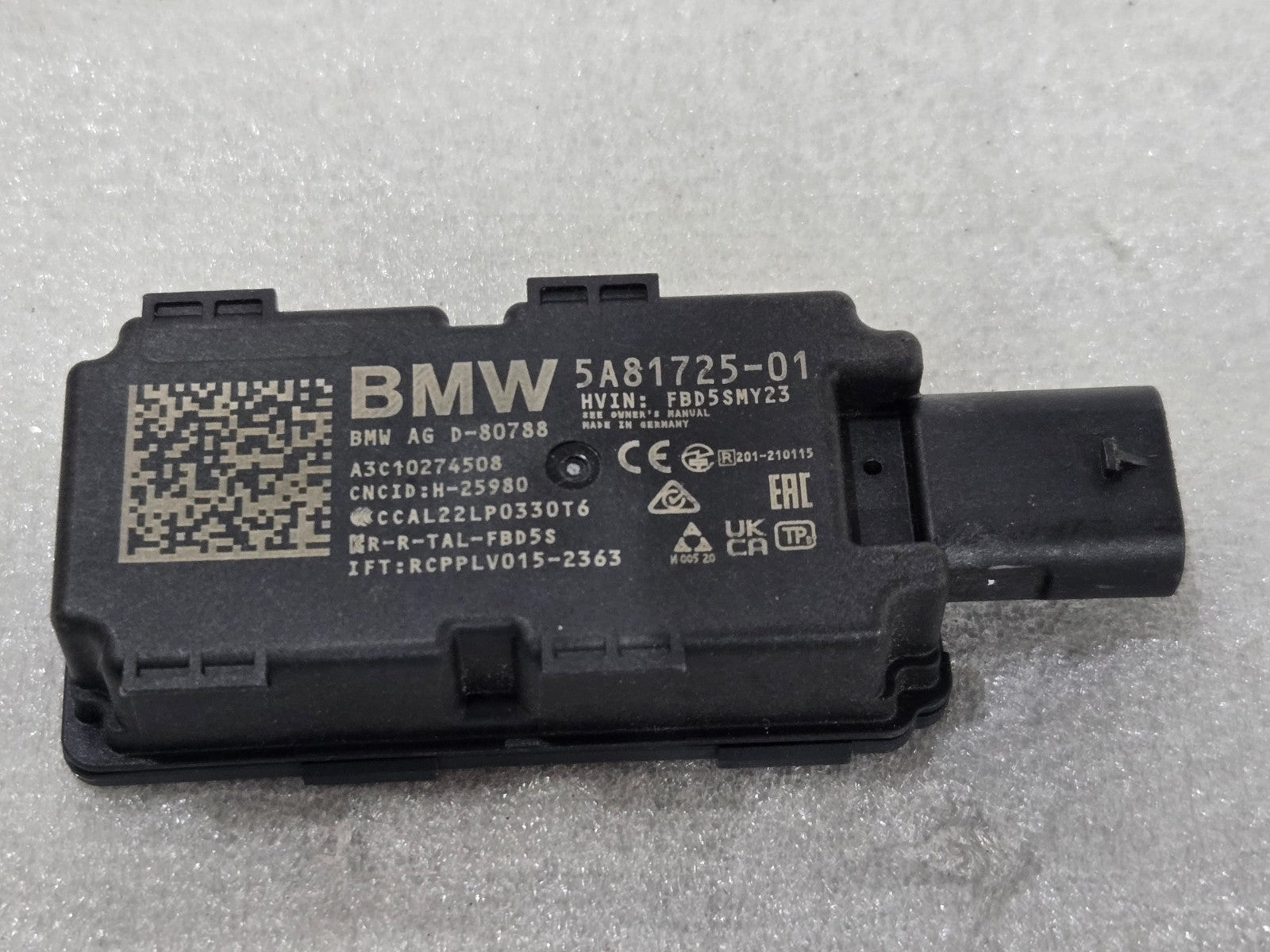 2019-2025 BMW G05 G06 G07 X5 X6 X7 Radio Remote Control Receiver 5A81725 OEM