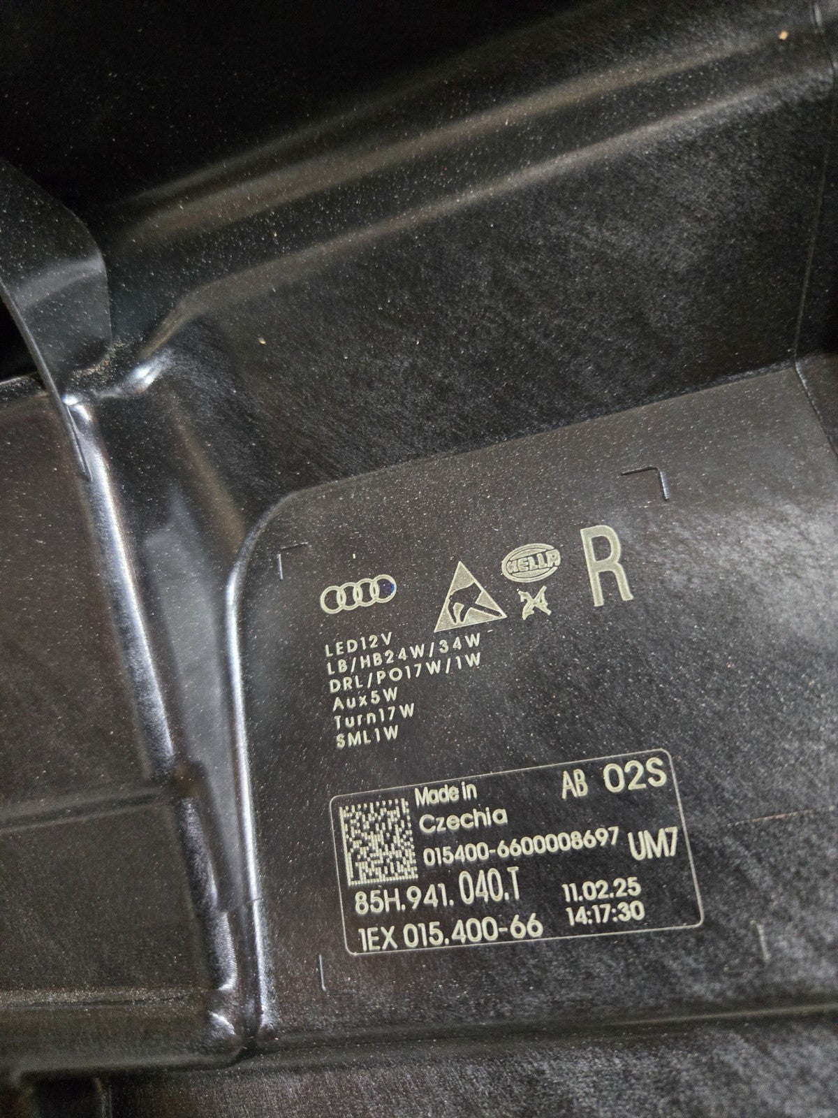 2025 Audi Q6 E-Tron Matrix LED Headlight RH Right Passenger Side OEM 85H941040T