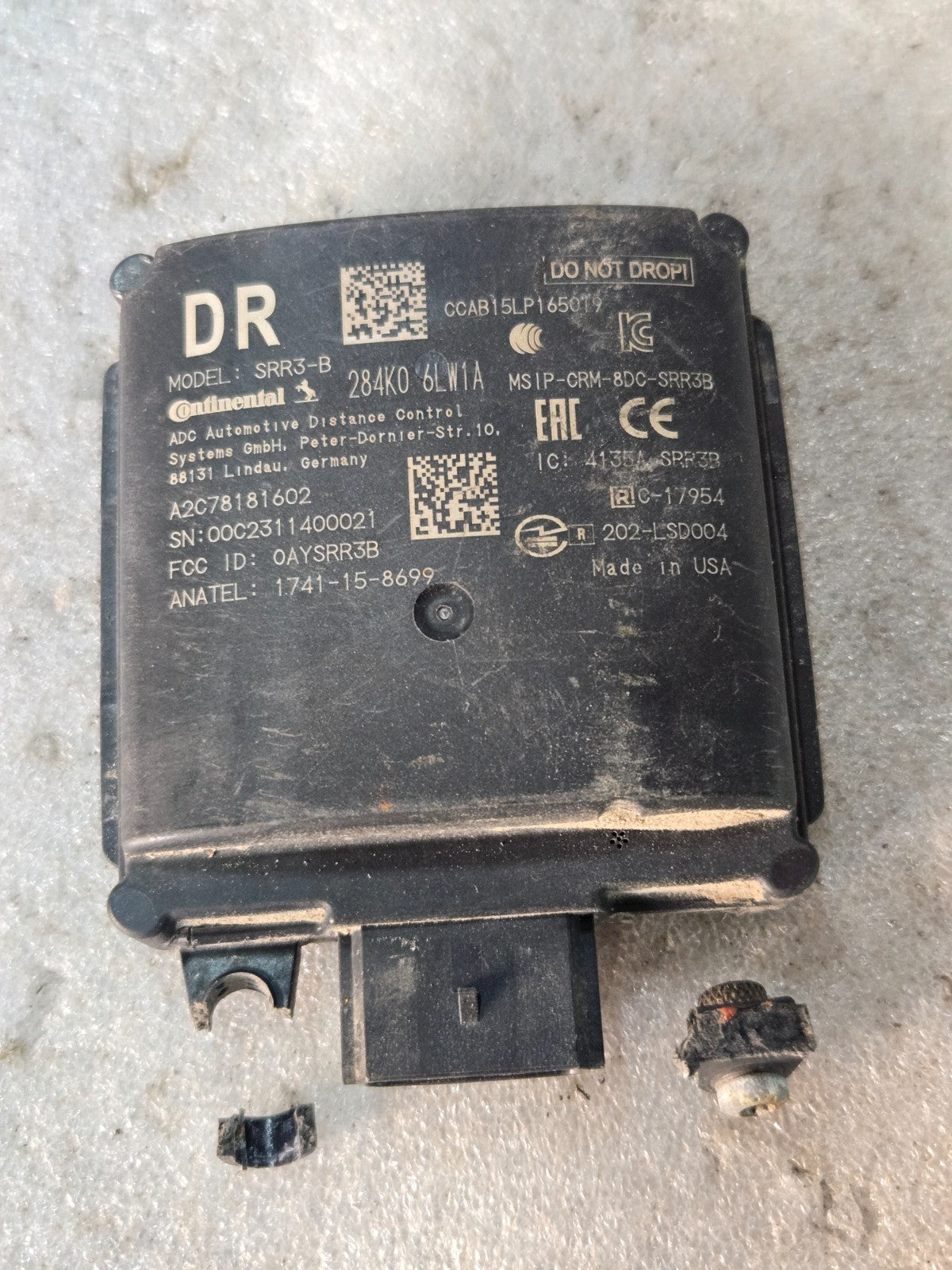 2020-25 Nissan Sentra Rear Right Blind Spot Radar Sensor Module 284K0-6LW1A OEM