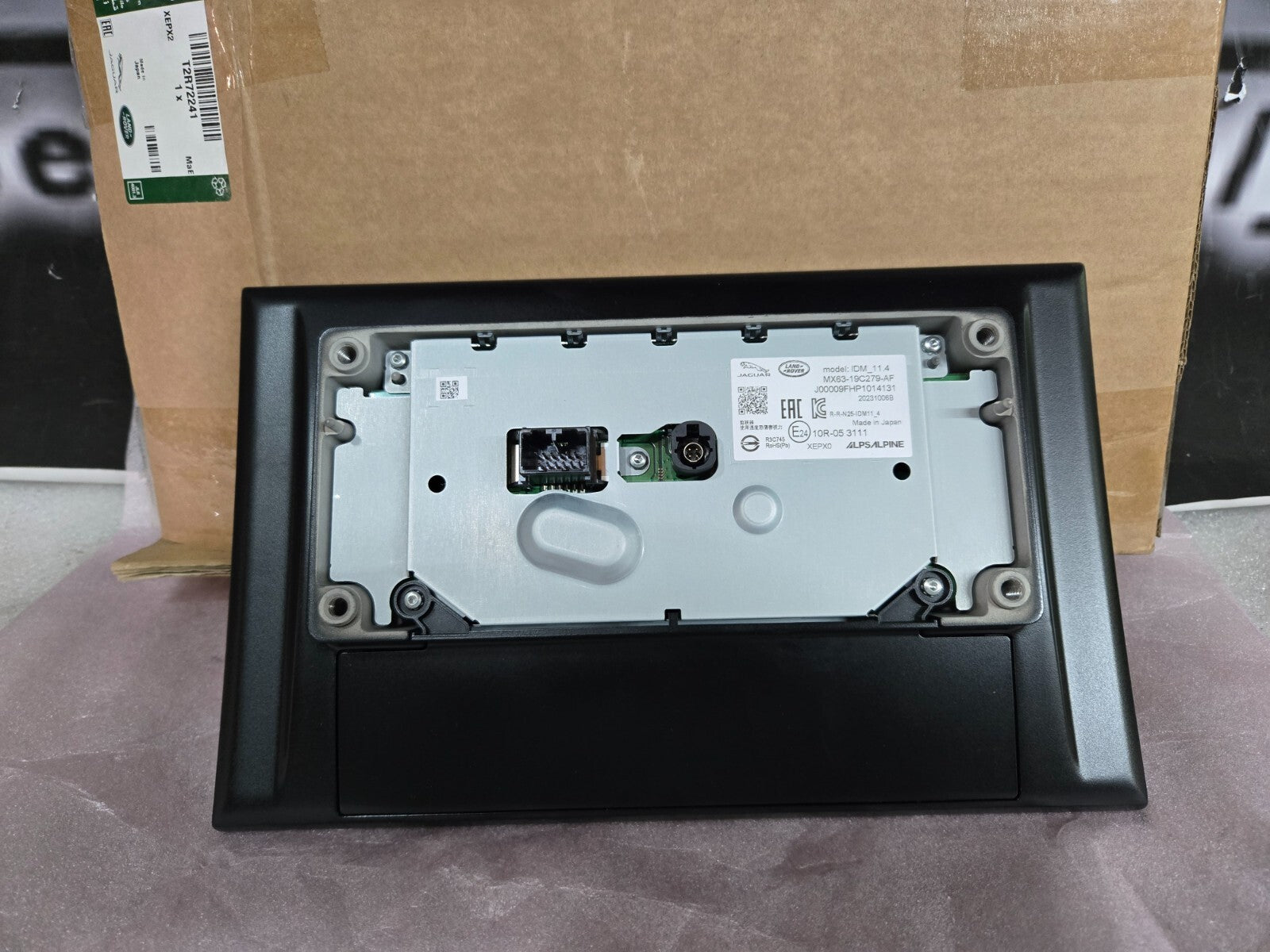 2023 JAGUAR F-PACE DASH MOUNTED INFOTAINMENT DISPLAY SCREEN MX6319C279AF OEM