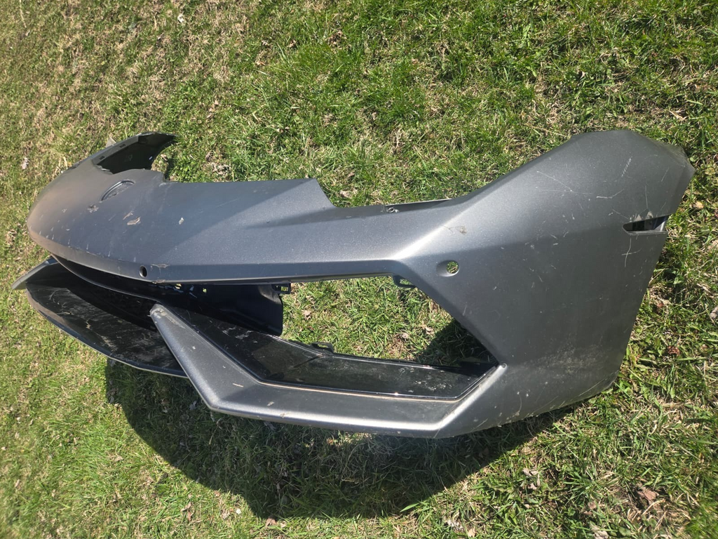 2014-2019 LAMBORGHINI HURACAN LP580 LP610 FRONT BUMPER COVER GRAY OEM 400807437