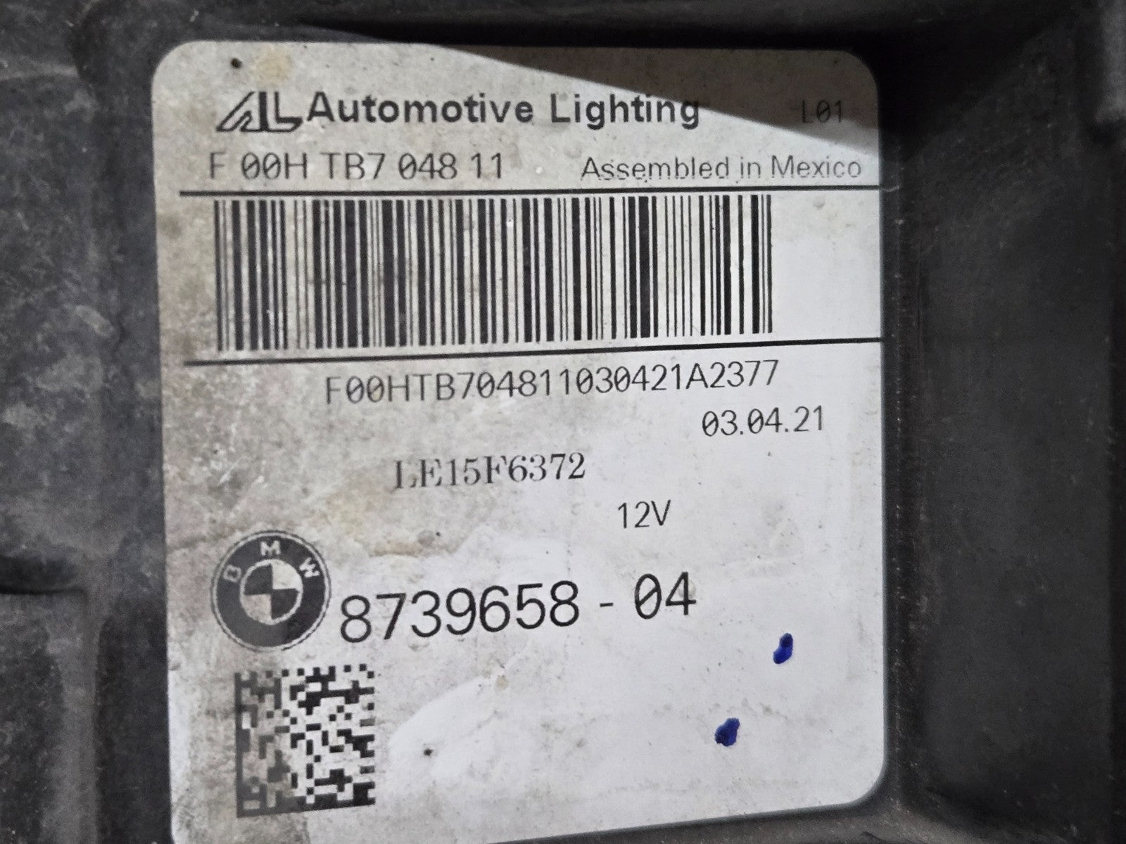 2018-2021 BMW X3 X4 G01 G02 Adaptive LED Headlight RH Right OEM 8739658 COMPLETE
