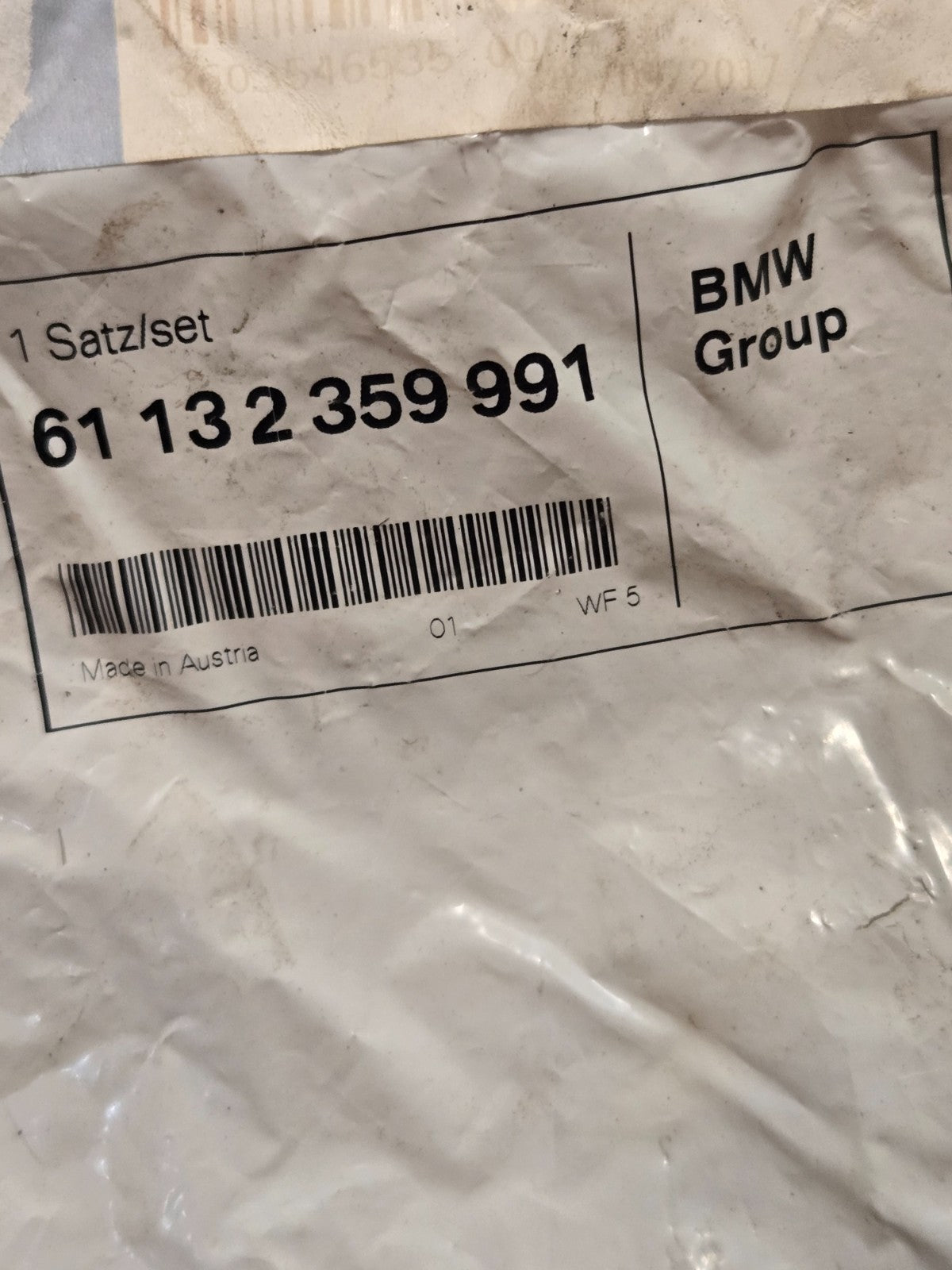 2011 BMW X5 X6 E71 E70 35i 50i Xenon Headlamp Connector Pigtail 61132359991 OEM