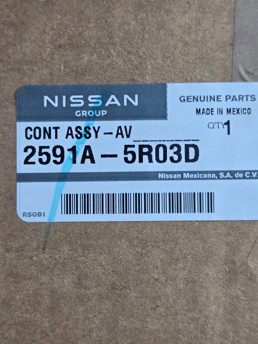 2025 Nissan Versa 8" Audio Media Display Radio Receiver ID OEM 2591A-5R03D
