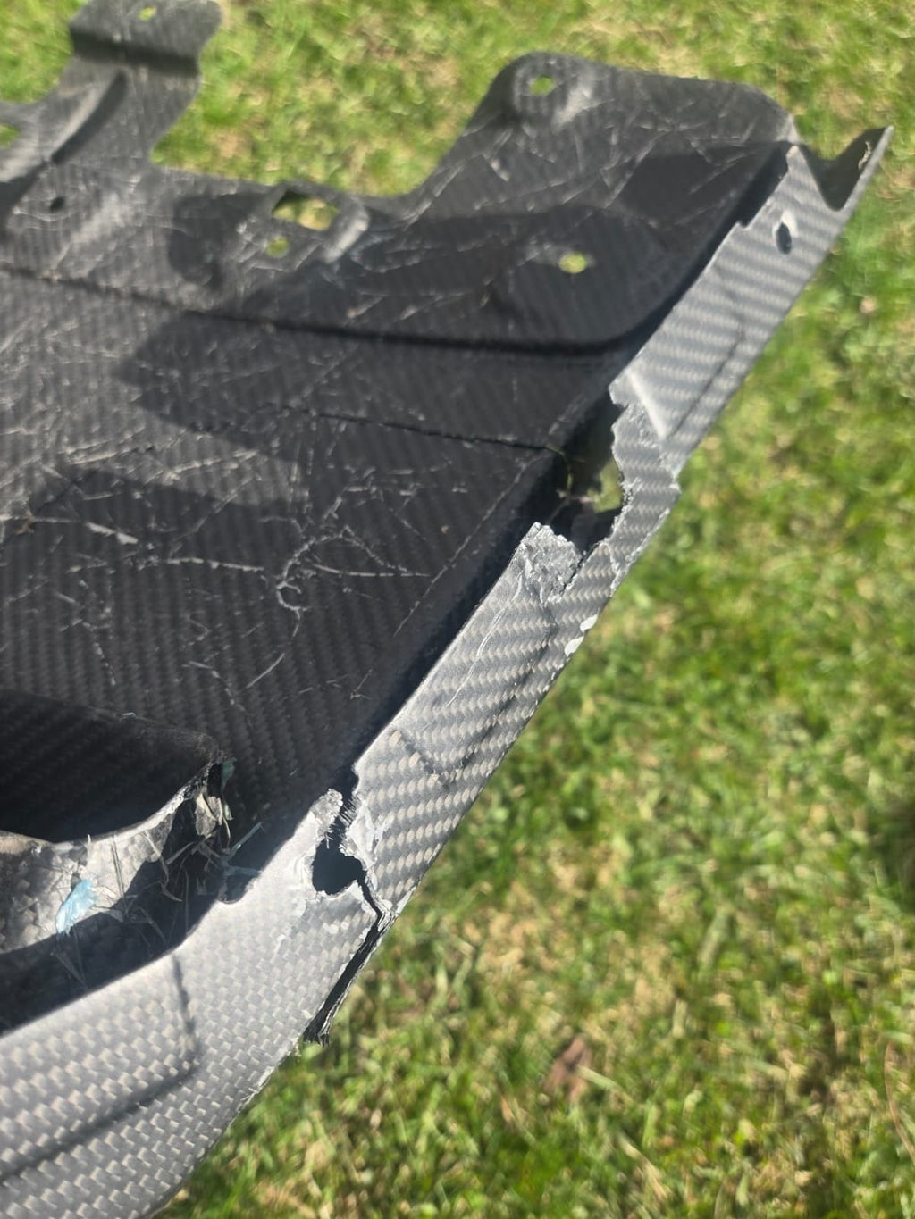 2022-2023 Lamborghini Huracan STO Rear Lower Diffuser Carbon Fiber 4T3825503 OEM