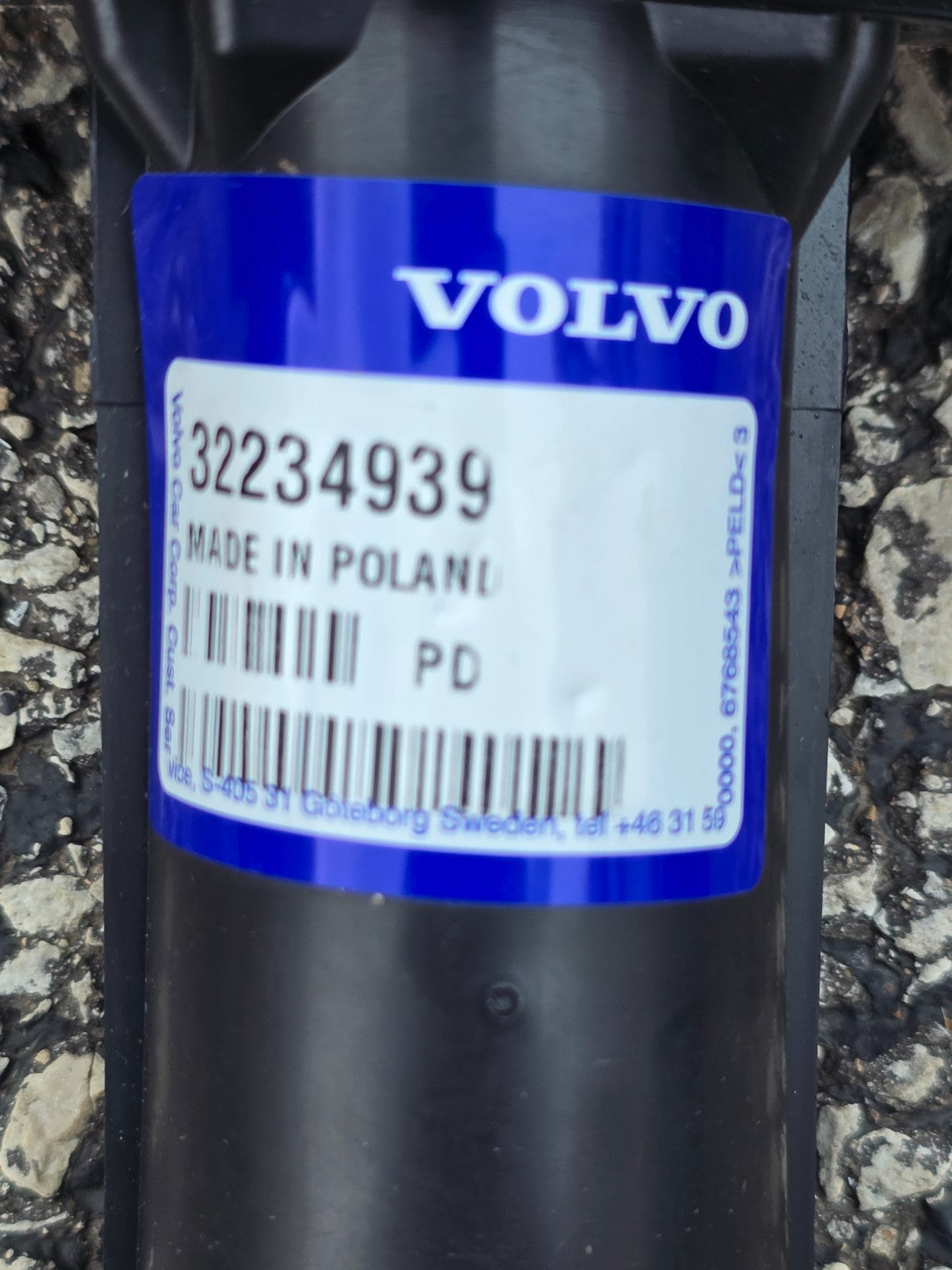 Genuine Volvo Lamp Washer Cover Bracket Plastic 32234939 OEM NEW