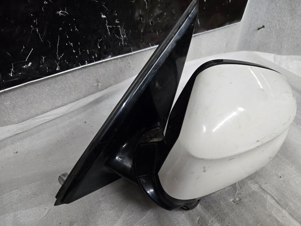 2014 - 2018 BMW X5 F15 FRONT LEFT LH DOOR EXTERIOR SIDE VIEW MIRROR OEM WHITE