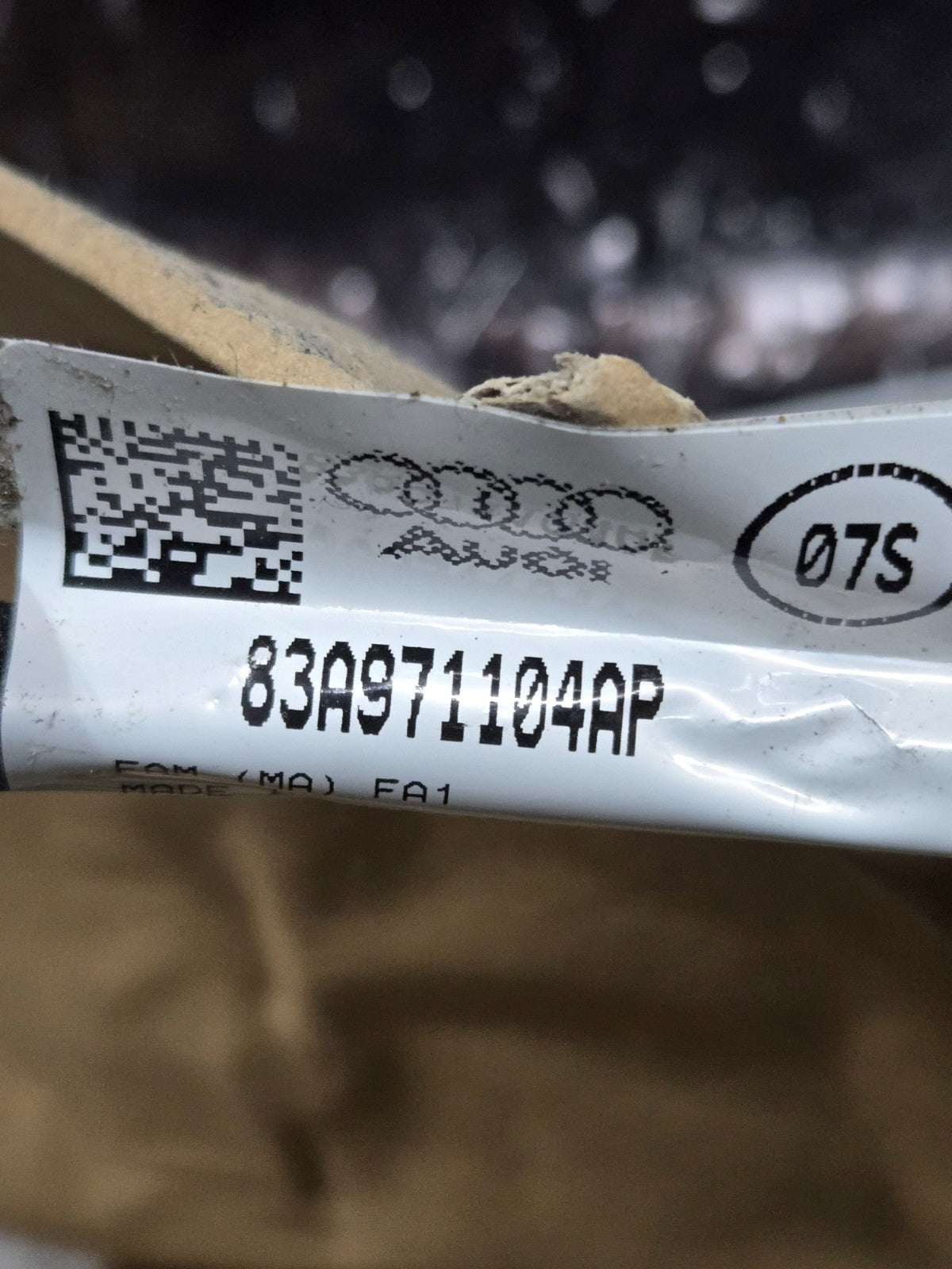 2019-2022 Audi Q3 RSQ3 Rear Bumper Wiring Harness OEM 83A971104AP NEW