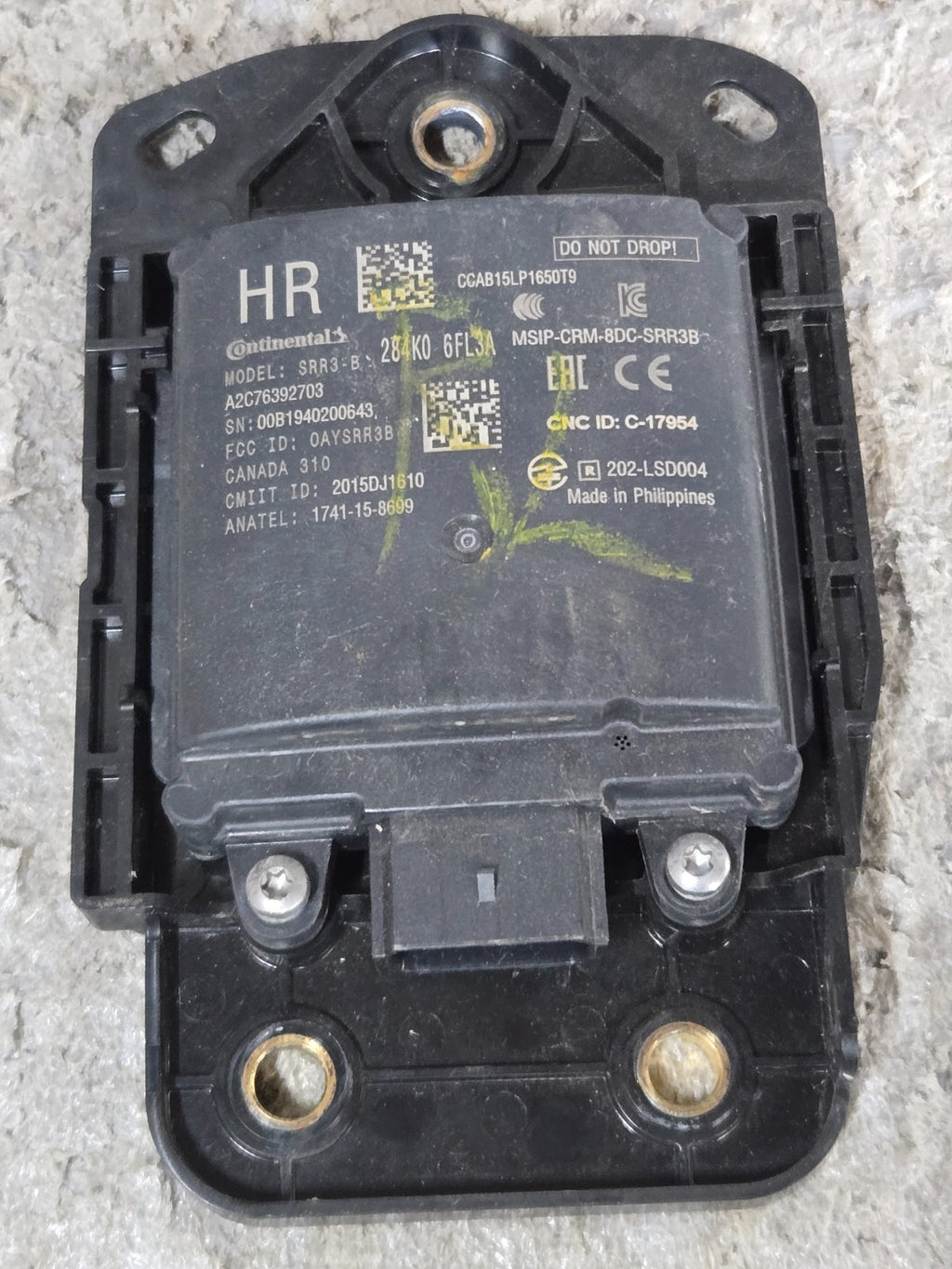2018-2020 NISSAN ROGUE OBSTACLE BLIND SPOT SENSOR MODULE 284K0-6FL3A OEM #HR