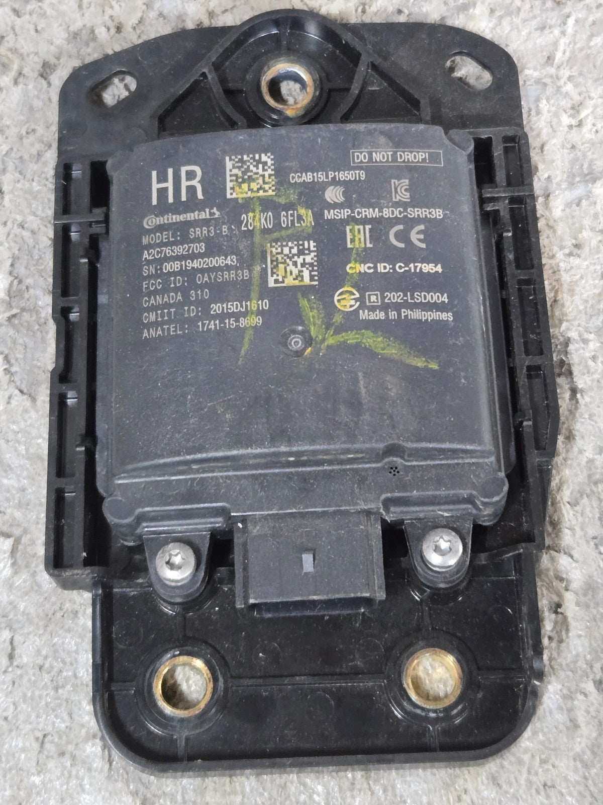 2018-2020 NISSAN ROGUE OBSTACLE BLIND SPOT SENSOR MODULE 284K0-6FL3A OEM #HR