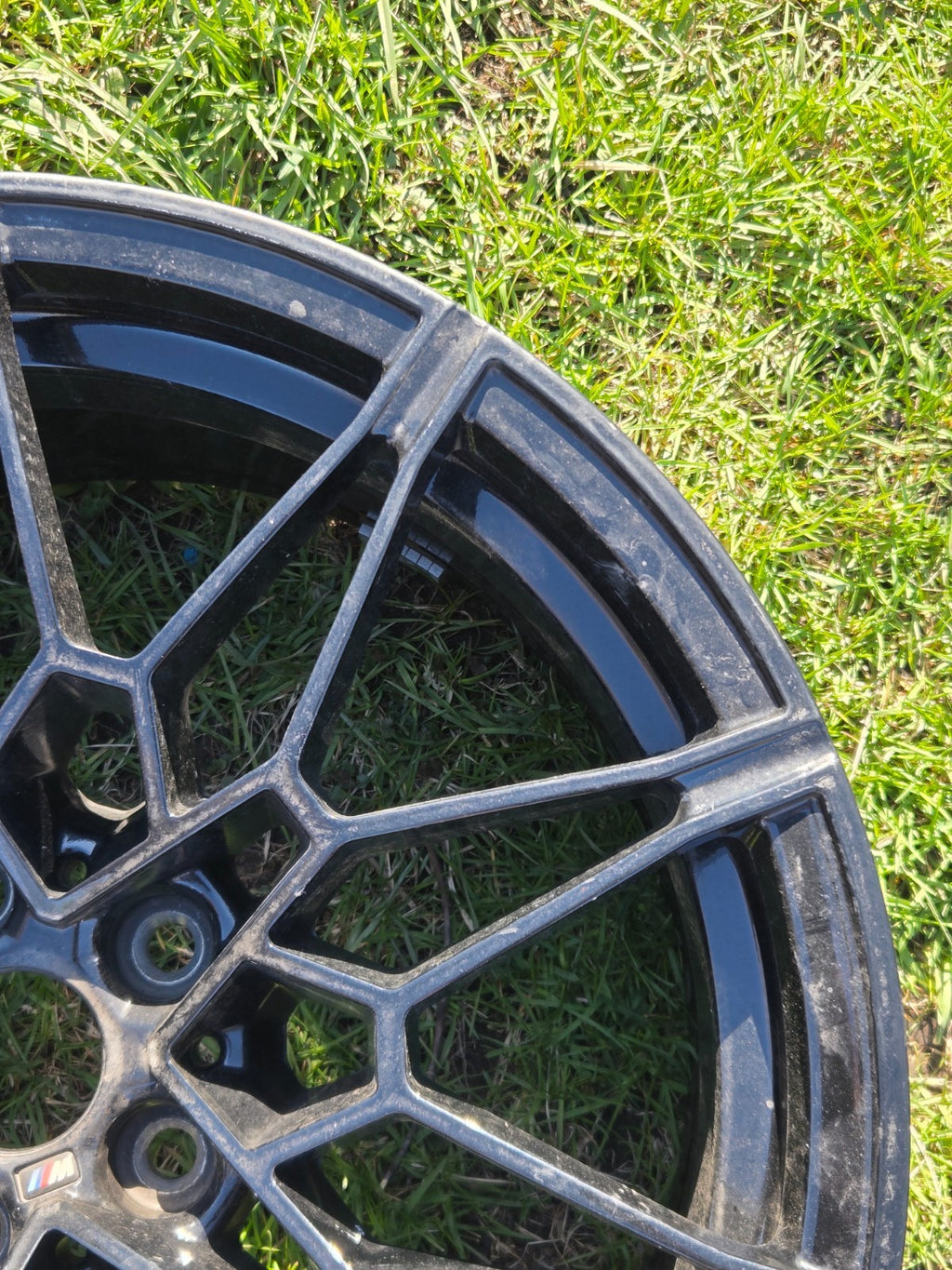 2021-2026 BMW M3 G80 OEM 19X9.5 M SPORT MULTISPOKE WHEEL RIM BLACK 8093836