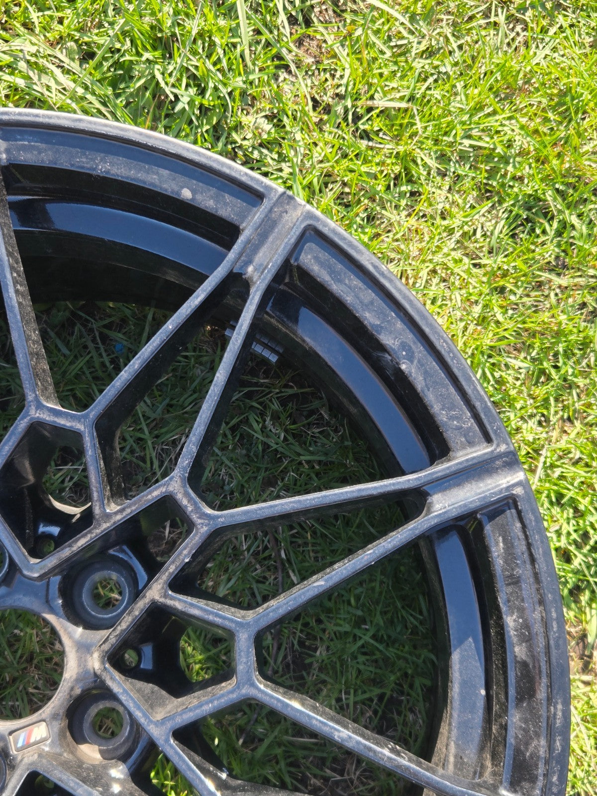 2021-2026 BMW M3 G80 OEM 19X9.5 M SPORT MULTISPOKE WHEEL RIM BLACK 8093836