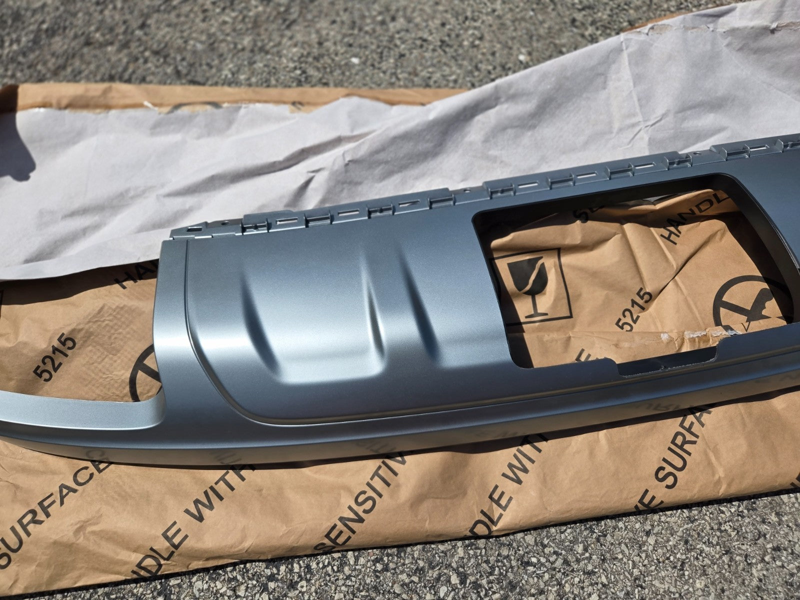 2016-2019 AUDI Q7 - REAR Bumper Lower Valance 4M0807434J OEM NEW