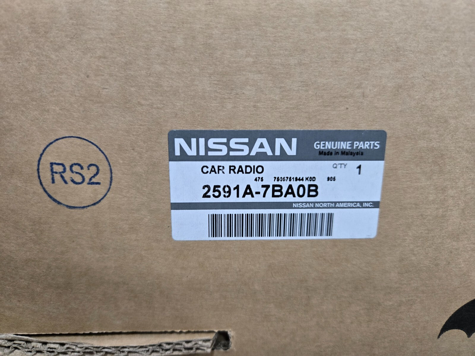 2021-2023 Nissan Murano Radio Navigation Stereo Display Assembly 2591A-7BA0B OEM