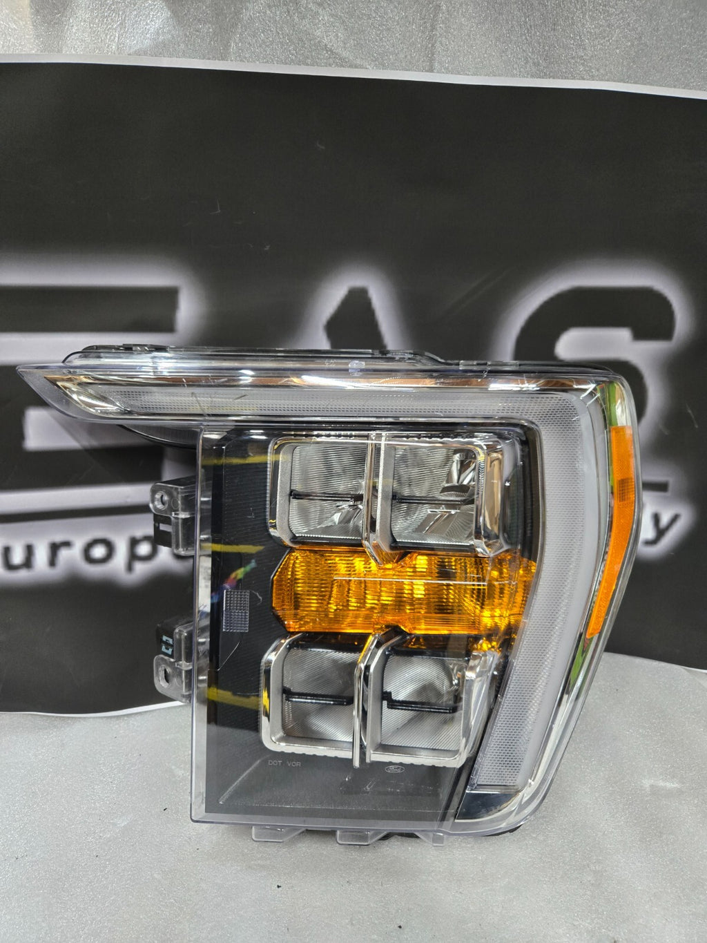 2021 2022 2023 Ford F-150 F150 Headlight Quad LED LH Left Driver Side Chrome OEM