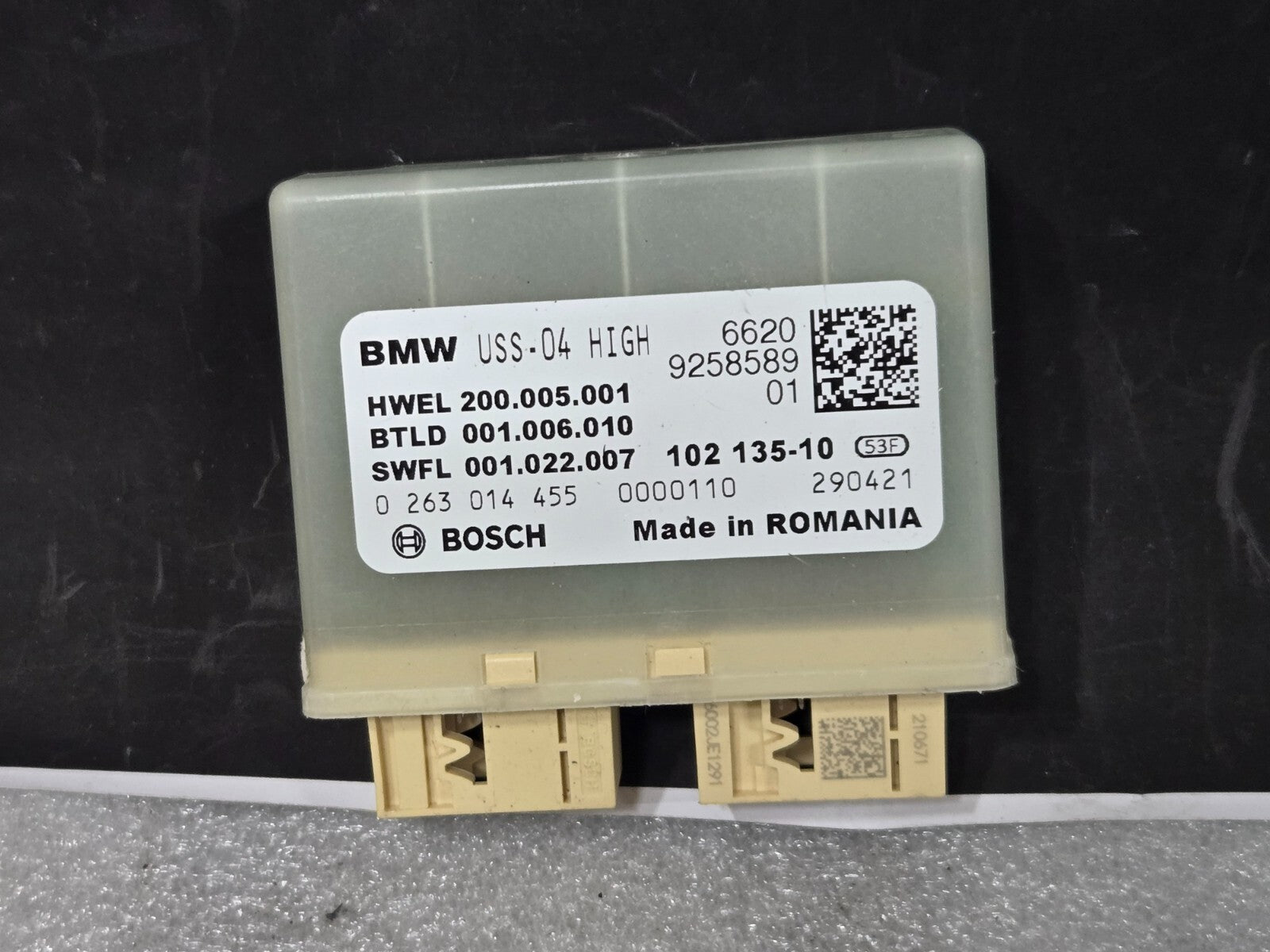 2020 - 2024 Toyota Supra BMW Rear PDC Parking Assist Control Module Unit OEM
