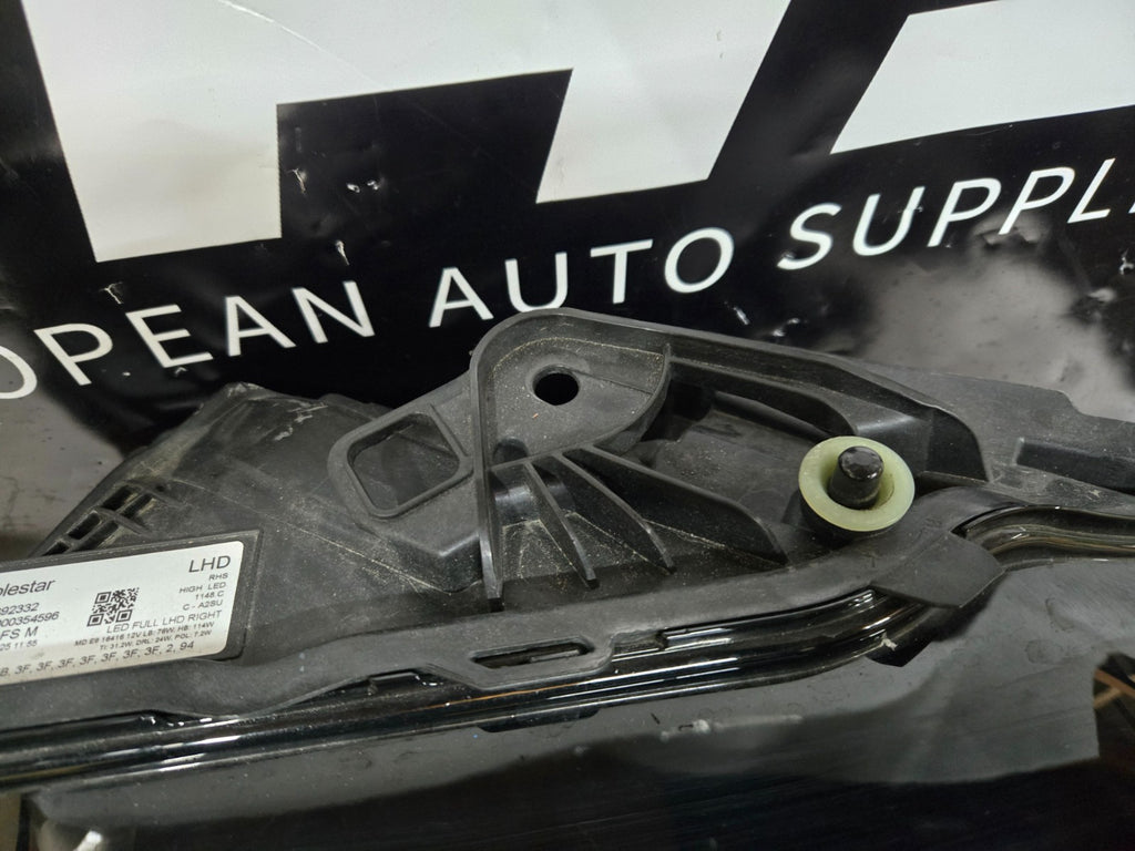 2023-2025 Polestar 2 Right RH Passenger Side LED Headlight OEM P32392332