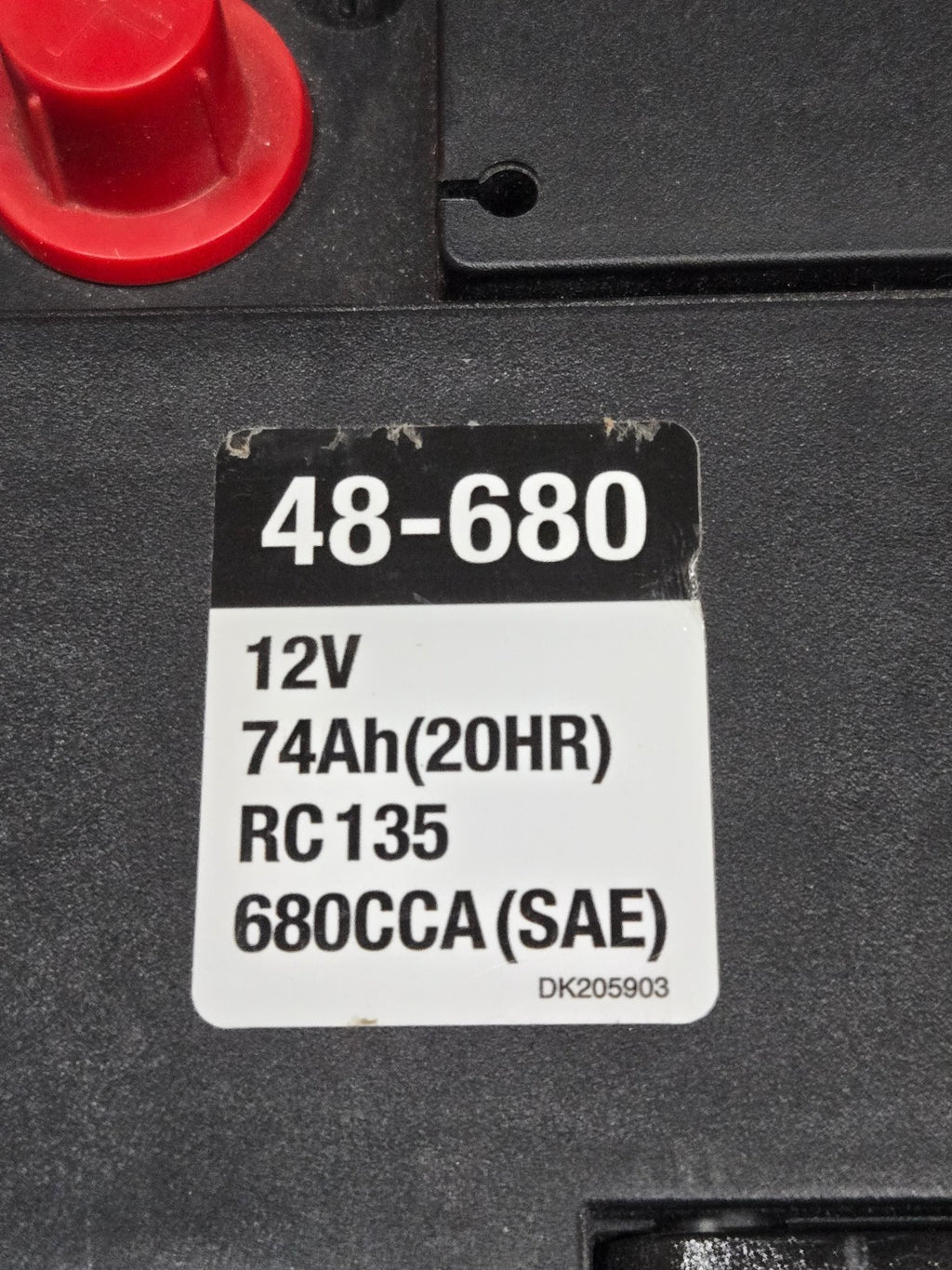 Volume Cars Heavy Duty Battery 48-680 12V For Mitsubishi Maserati Alfa Romeo OEM