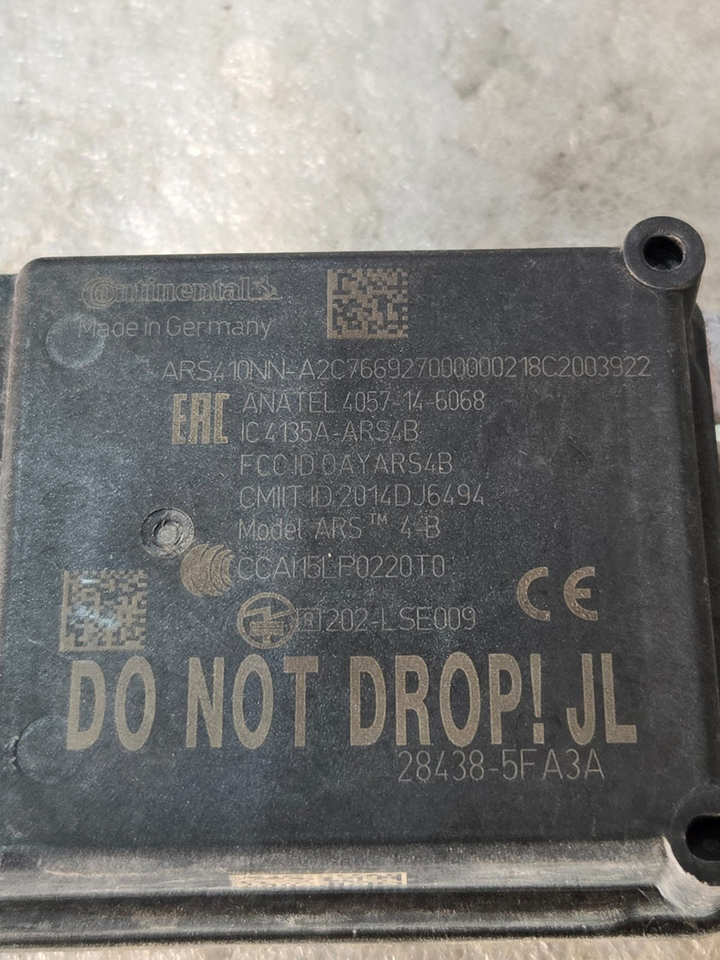 2017 - 2024 Nissan Adaptive Cruise Distance Sensor Radar OEM 28438-5FA3A JL