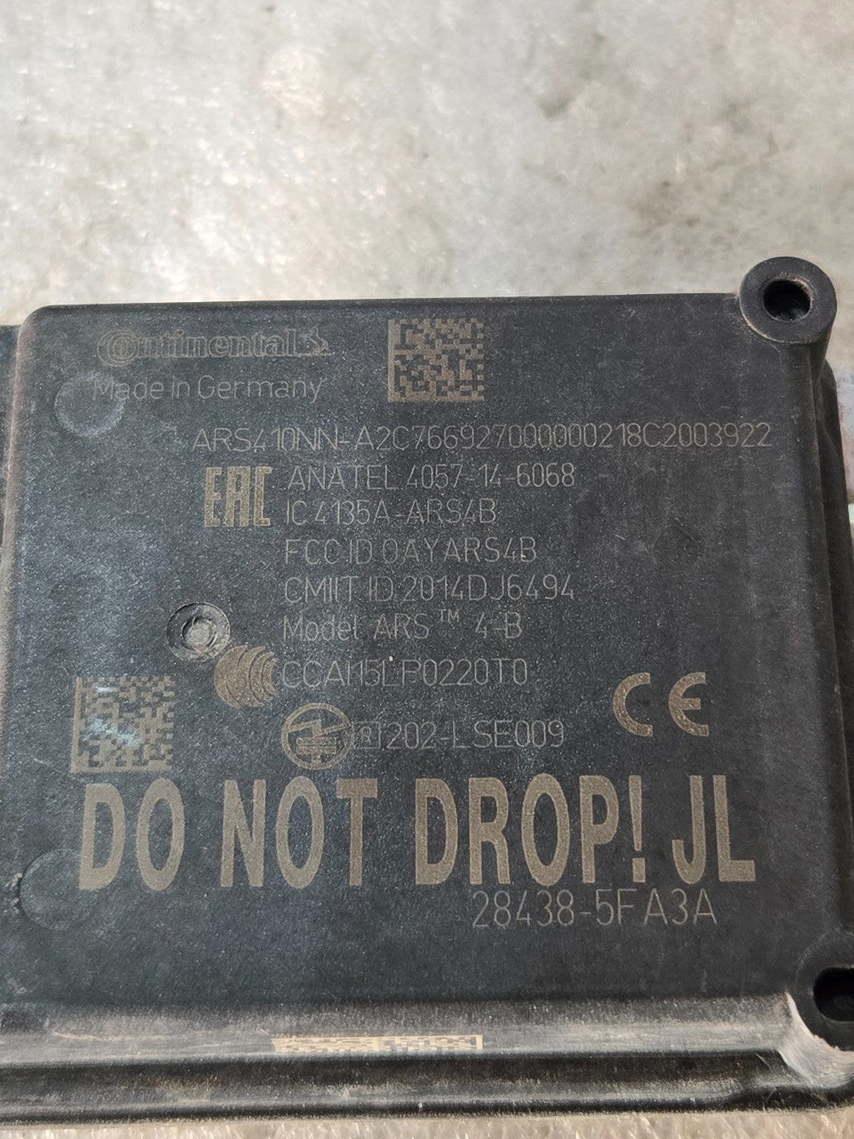 2017 - 2024 Nissan Adaptive Cruise Distance Sensor Radar OEM 28438-5FA3A JL
