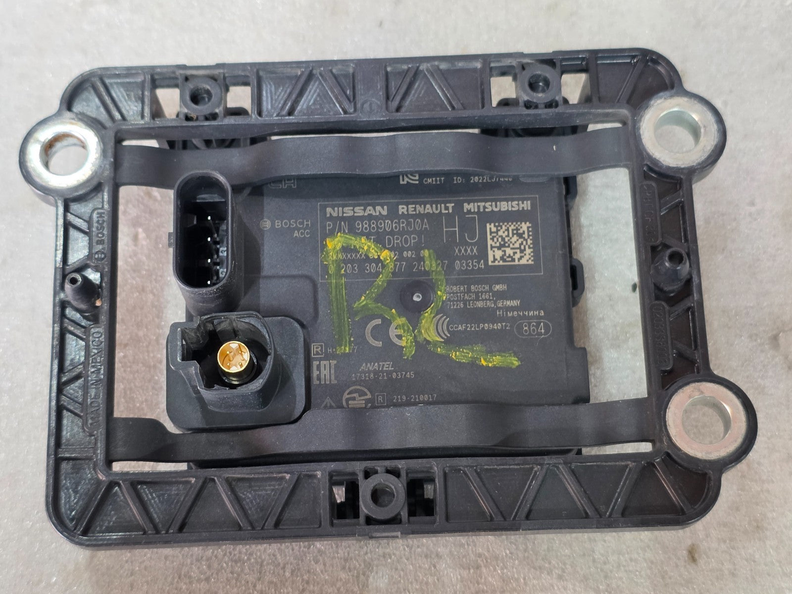 2024 2025 2026 NISSAN ADAPTIVE CRUISE CONTROL RADAR SENSOR 988906RJ0A OEM #HJ