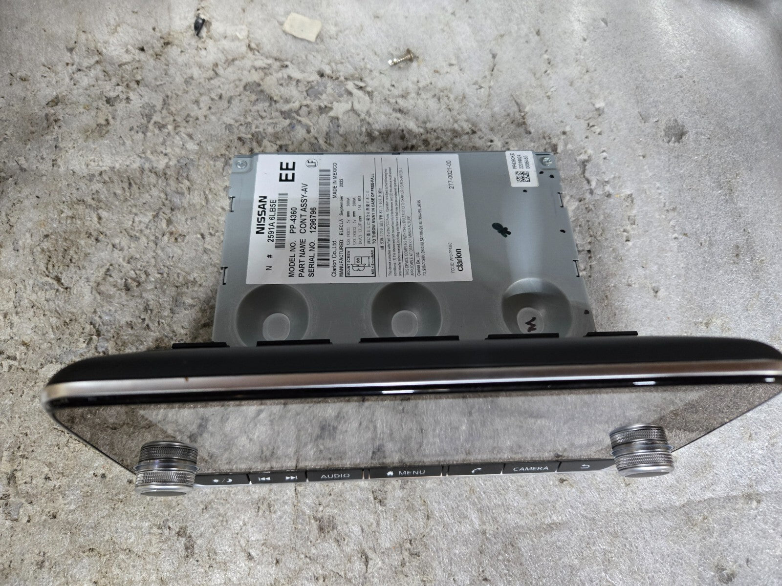 2021-2023 Nissan Sentra Radio Navigation Stereo Display Screen 2591A6LB5E OEM