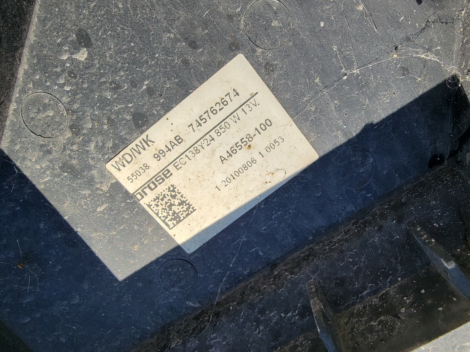 Jeep GRAND CHEROKEE IV WK2 Radiator Fan Motor Fan Fan Cooler 55038994AG