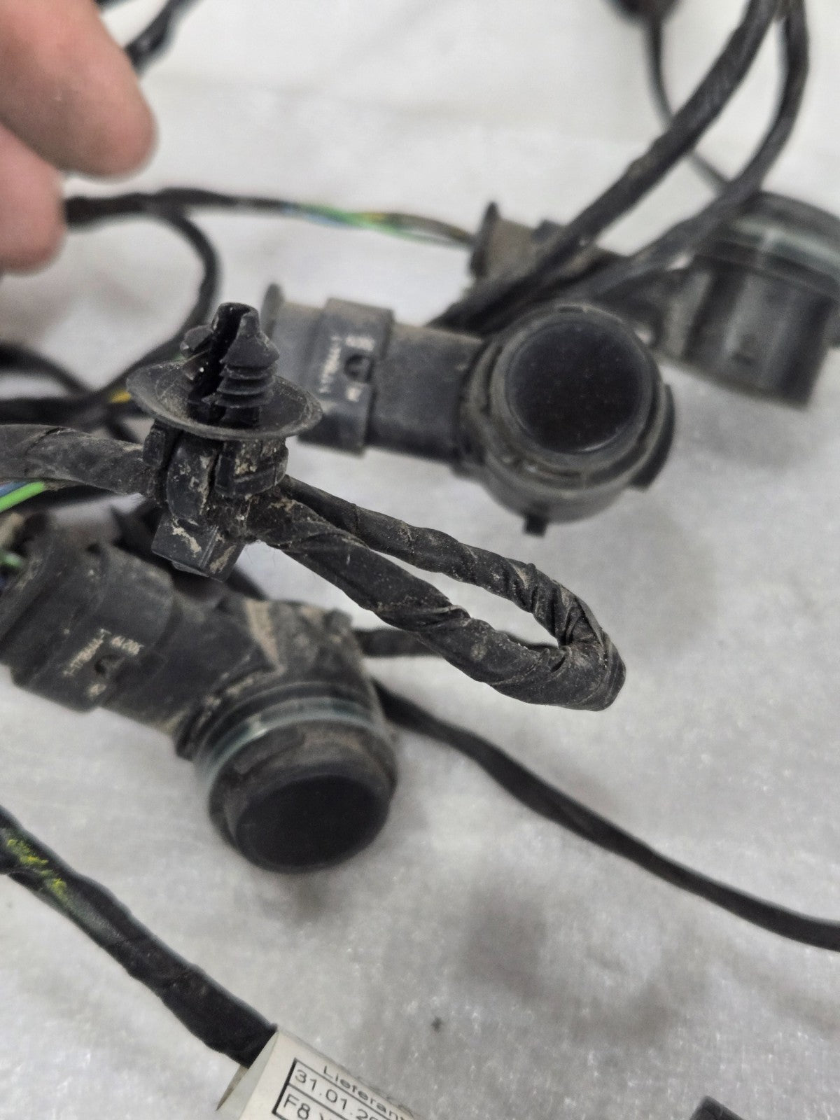 2019-2023 BMW X3 X4 REAR BUMPER PARKING SENSOR HARNESS OEM w/ Sensors 8795110