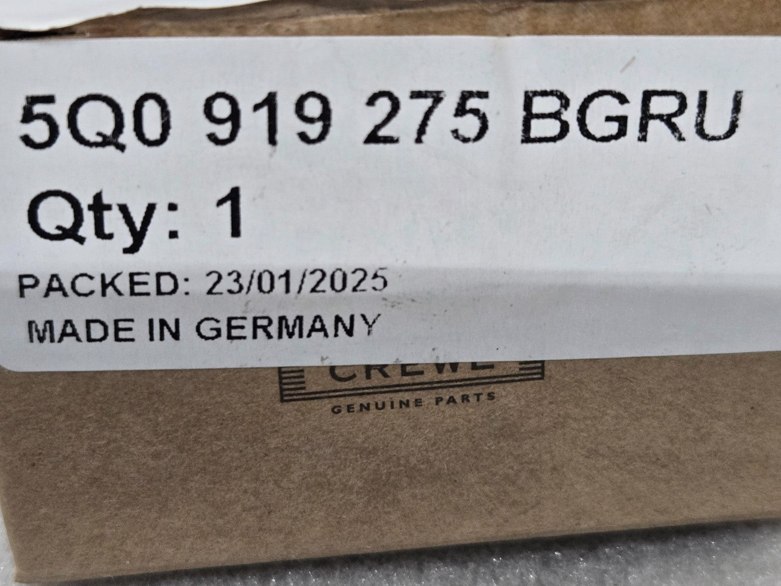 AUDI VW VOLKSWAGEN PARK SENSOR VALEO 5Q0919275B NEW OEM RED