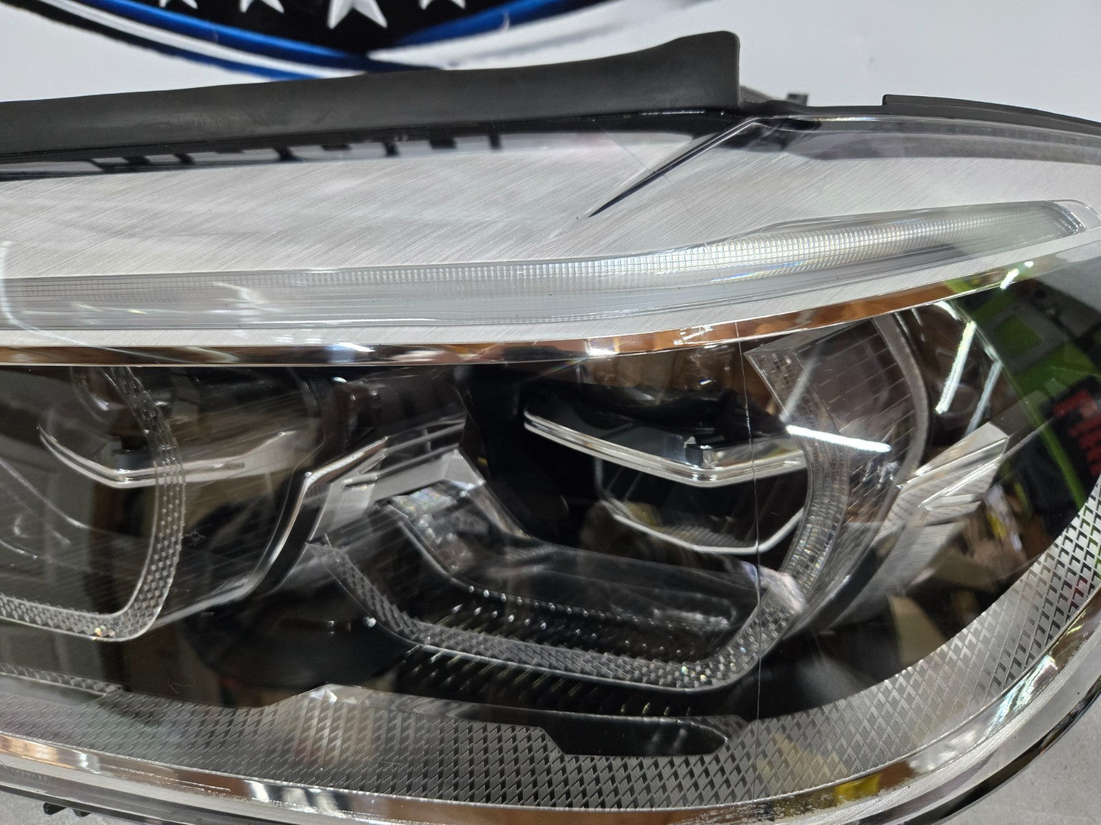 2017-2020 BMW 5 SERIES G30 FULL LED ADAPTIVE HEADLIGHT LEFT 7439197-04 OEM