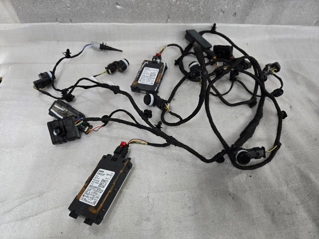 2023-2025 BMW X6 Wiring Harness Bumper Front 61125A75A22 COMPLETE w/Sensors OEM
