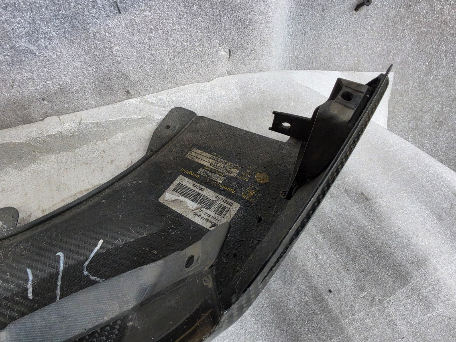 Lamborghini Urus Front Bumper LH Left 4ML807059A Carbon Lip Section OEM Genuine