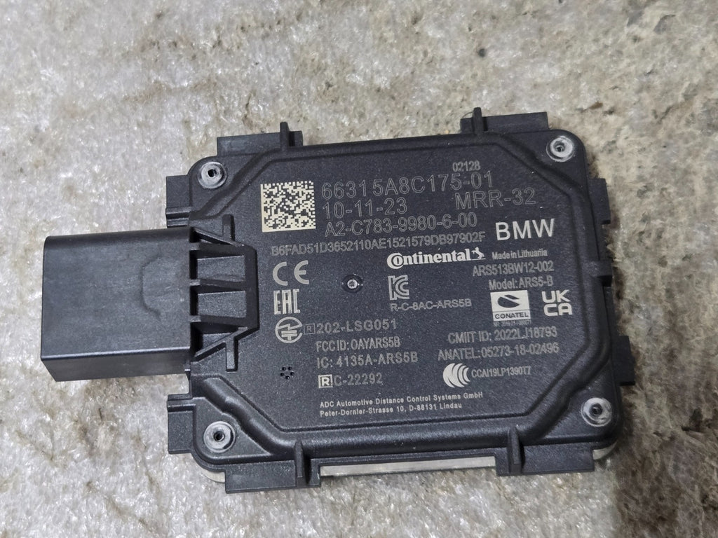 2023 2024 BMW FRONT RADAR SONAR DISTANCE SENSOR CONTROL MODULE OEM 66315A8C175