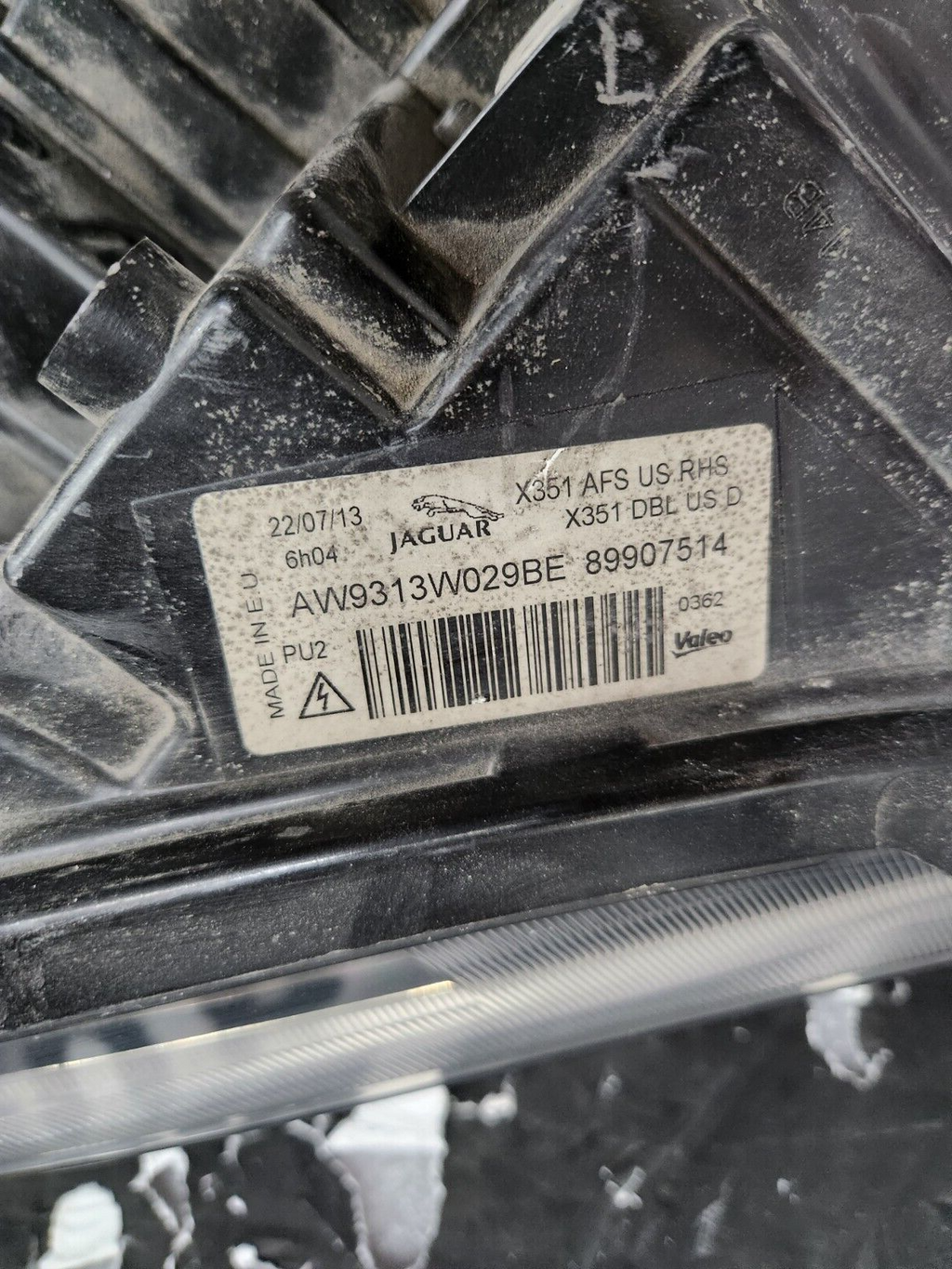 2010-2015 Jaguar XJ X351 Right Passenger Side HID Headlight Xenon AFS OEM