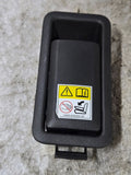 2017 - 2020 JAGUAR F-PACE REAR SEAT LEFT SIDE UPPER LATCH COVER TRIM OEM