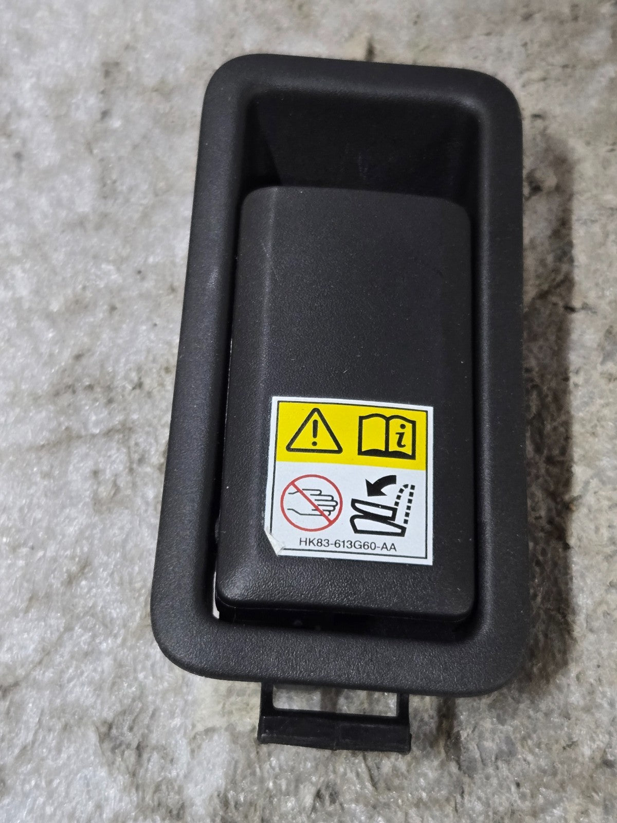 2017 - 2020 JAGUAR F-PACE REAR SEAT LEFT SIDE UPPER LATCH COVER TRIM OEM