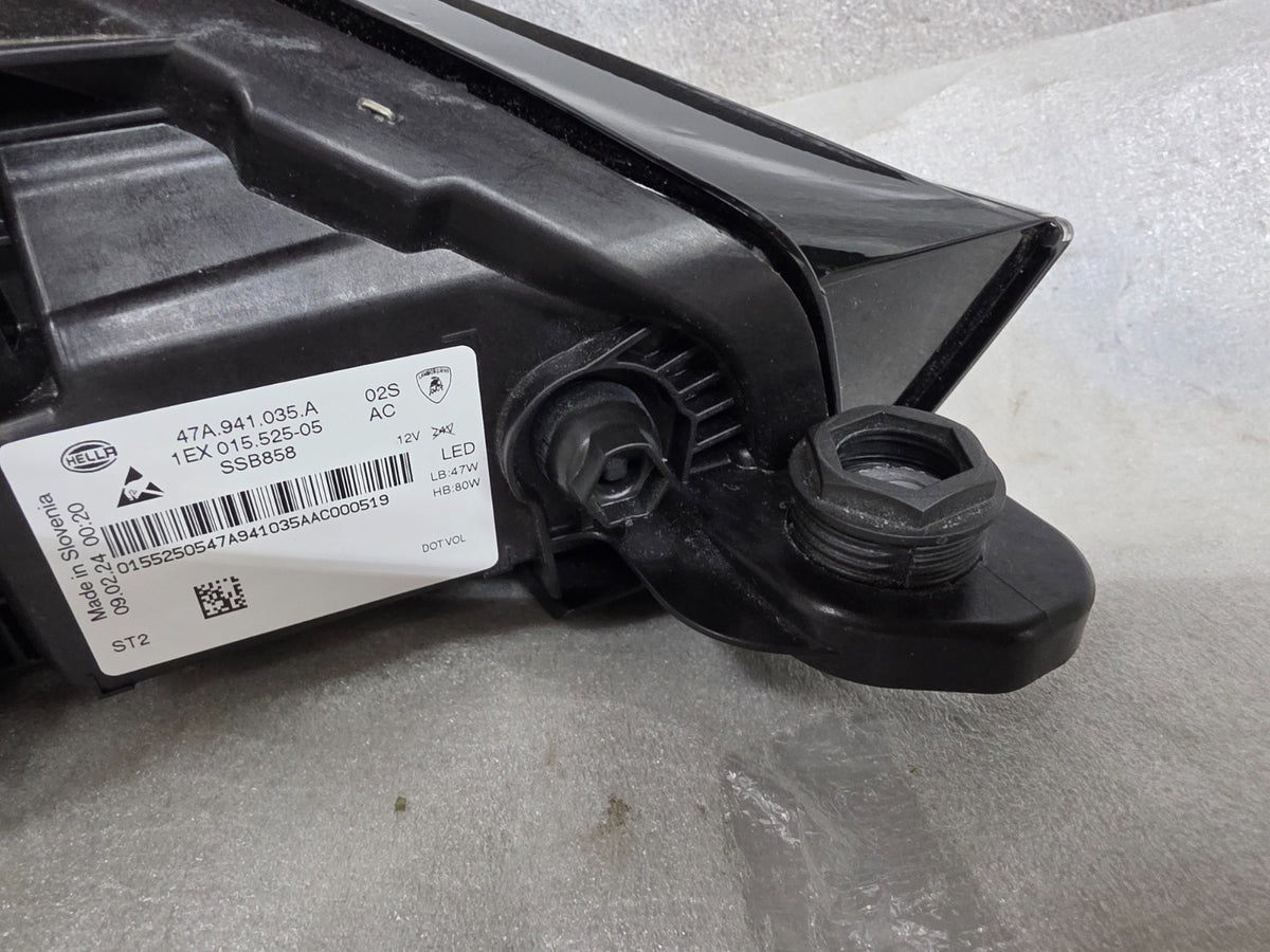2024-2026 Lamborghini Revuelto Left LH LED Headlight COMPLETE 47A941035A OEM