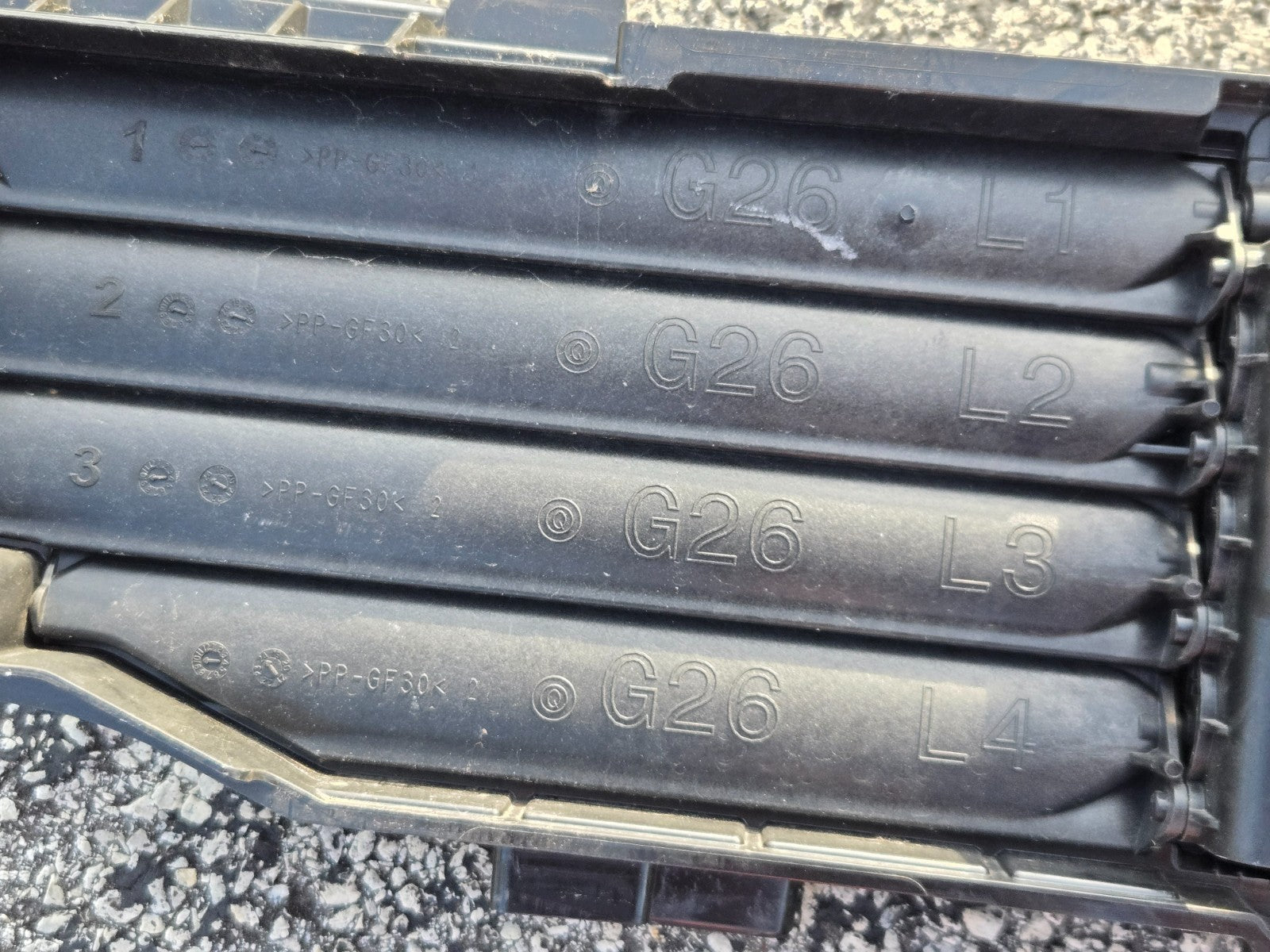 2022-25 BMW I4 G26 Front Lower Shutter Air Duct W/ Air Flap Control OEM 5A1E918