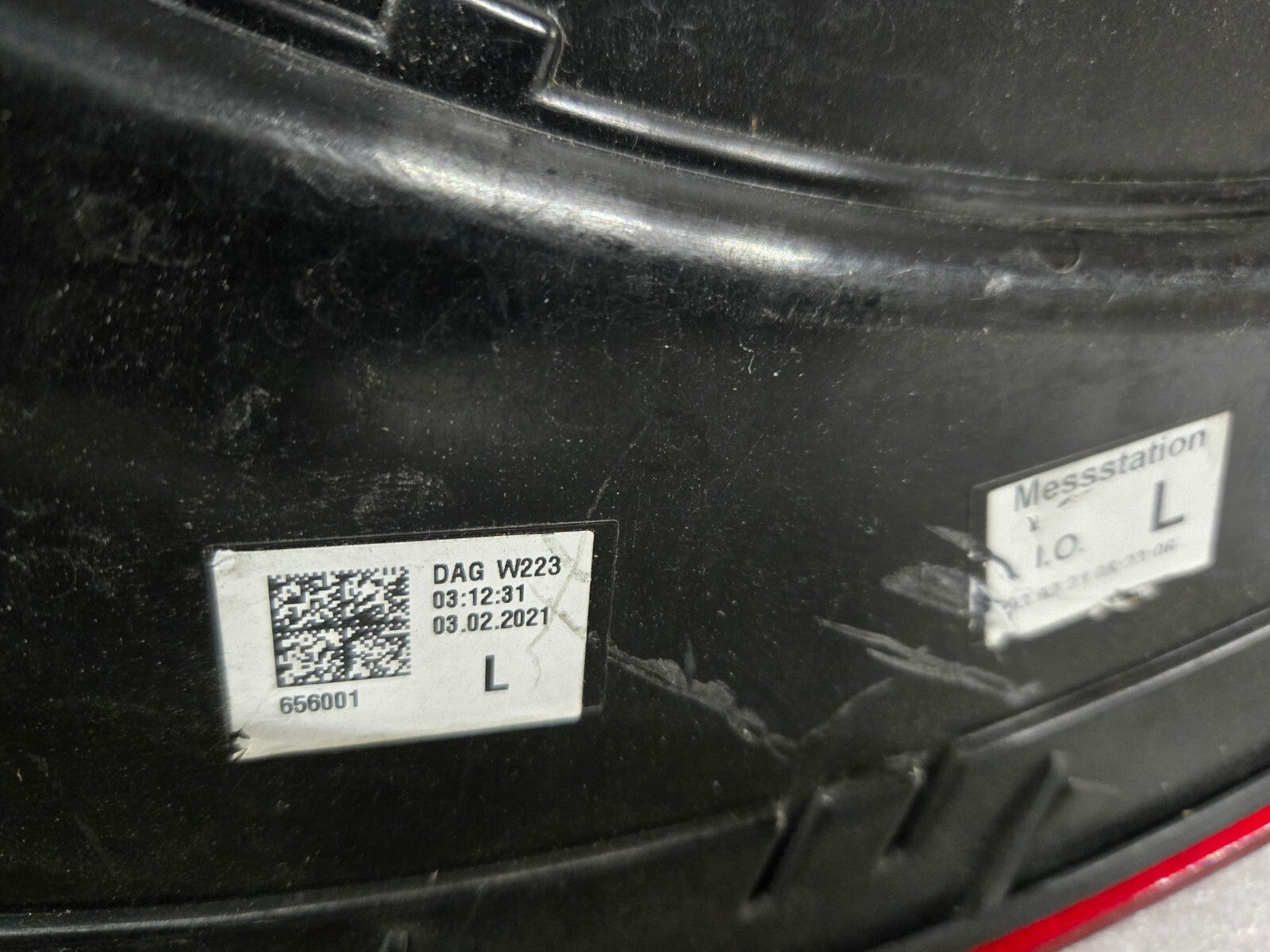 2021-2024 Mercedes S580 W223 Rear Left Quarter Panel Tail Light A2239062300 OEM