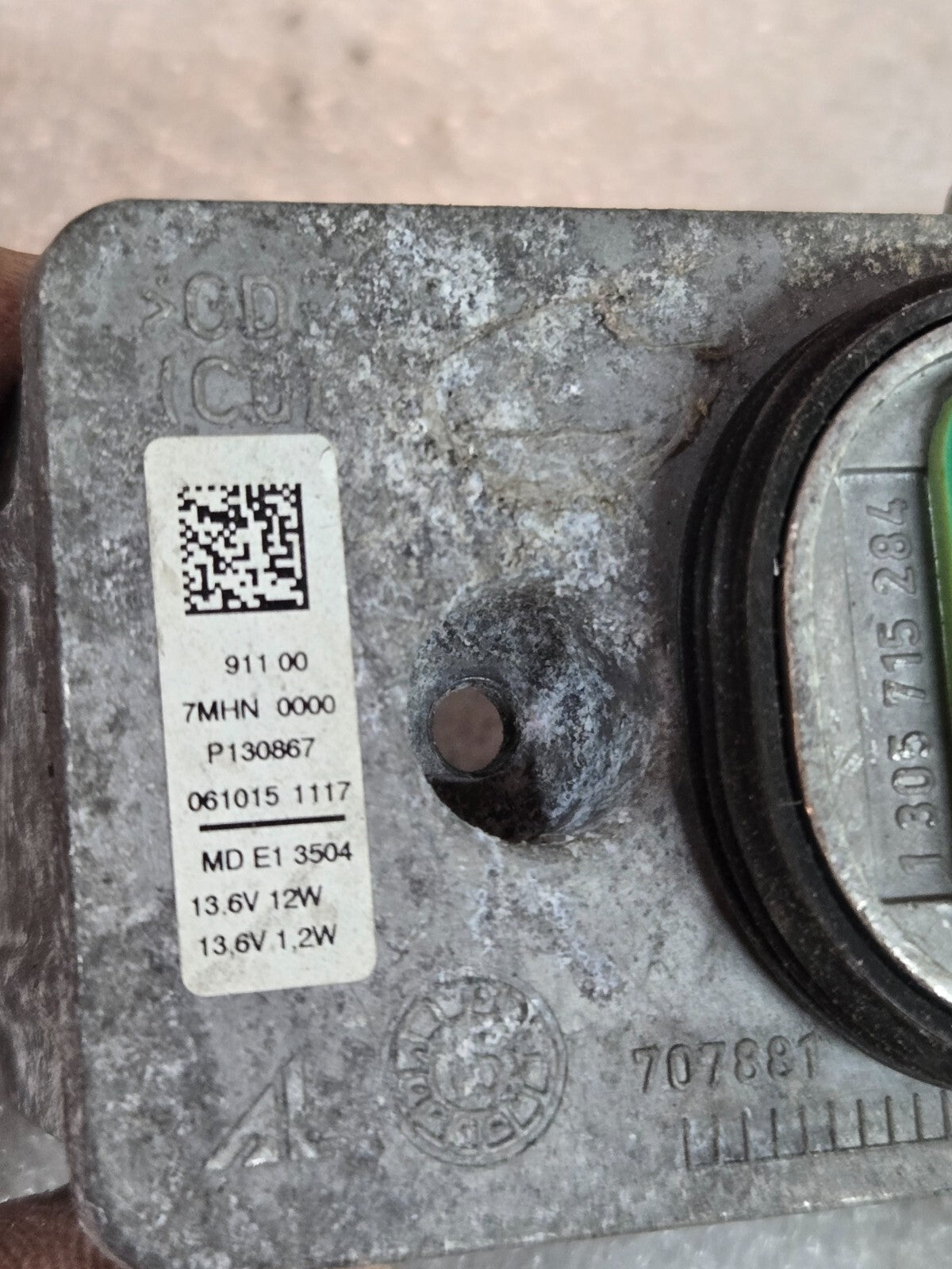 2015-2020 MERCEDES GLA C CLASS HEADLIGHT LAMP BALLAST CONTROL MODULE P130867 OEM