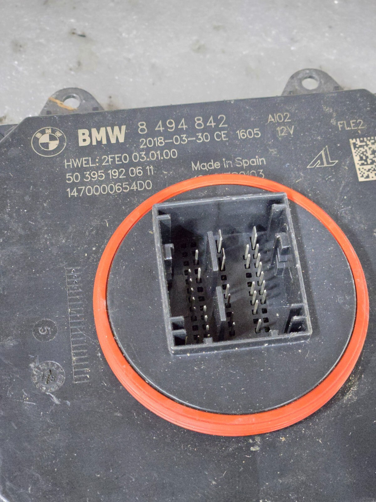 BMW Mini LED Headlight Control Module Headlamp Ballast 8494842 Light Genuine OEM