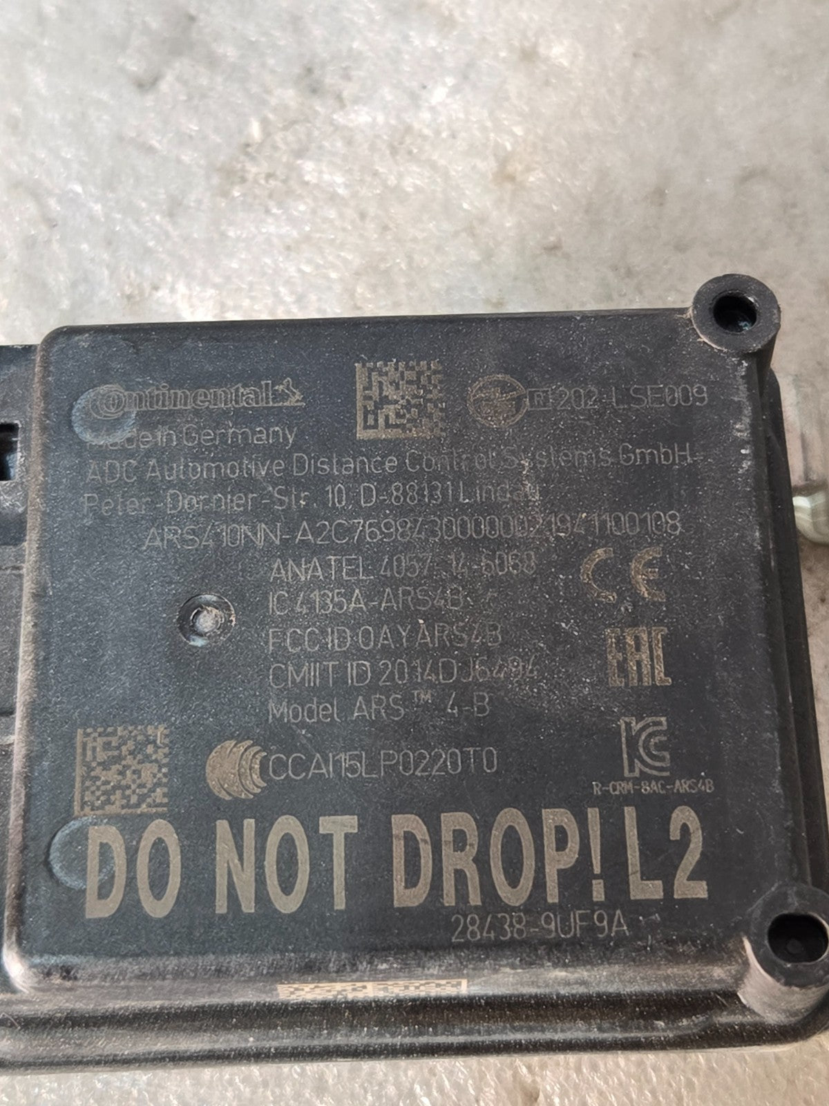 2019-2023 Nissan Murano Maxima Distance Sensor Radar Module 28438-9UF9A OEM L2