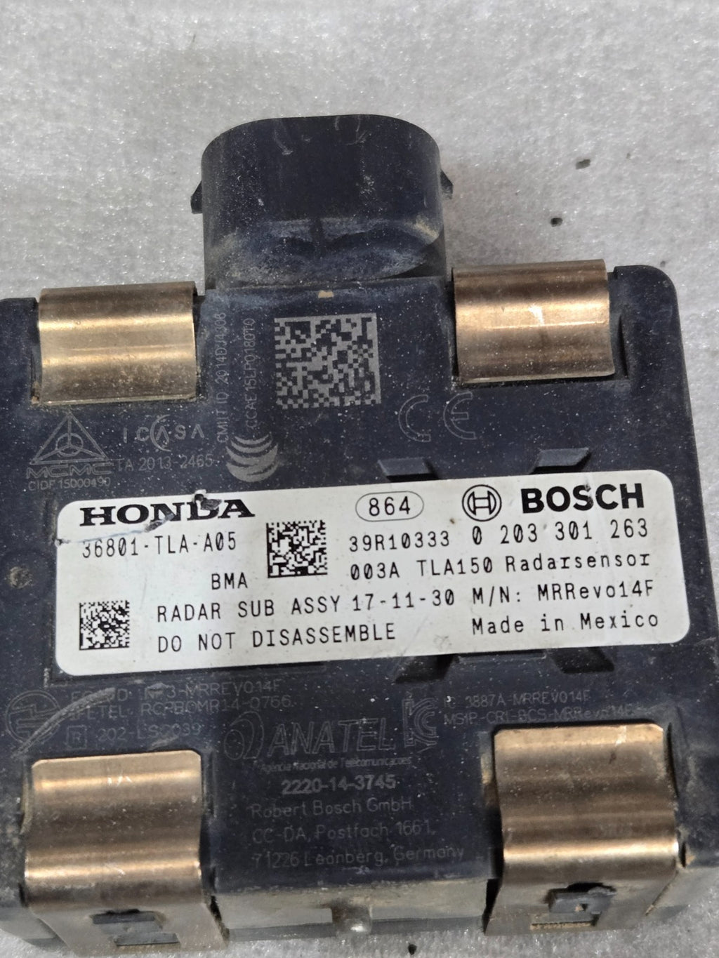 2017 - 2021 Honda CR-V Adaptive Cruise Distance Sensor Radar 36801-TLA-A05 OEM