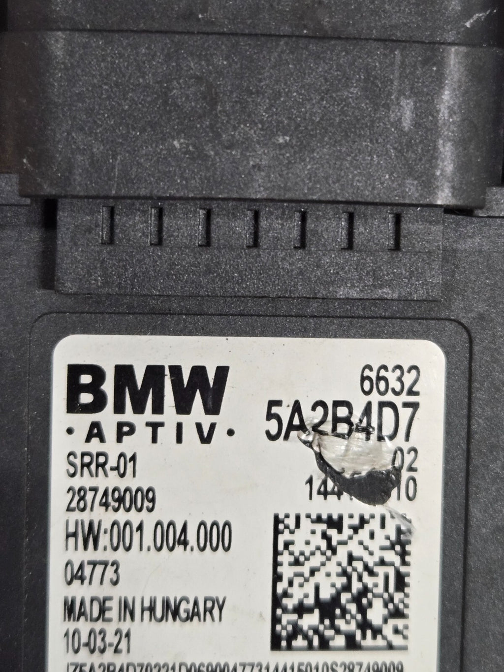 2021 BMW 228I Blind Spot Alert Module OEM 66325A2B4D7 Genuine