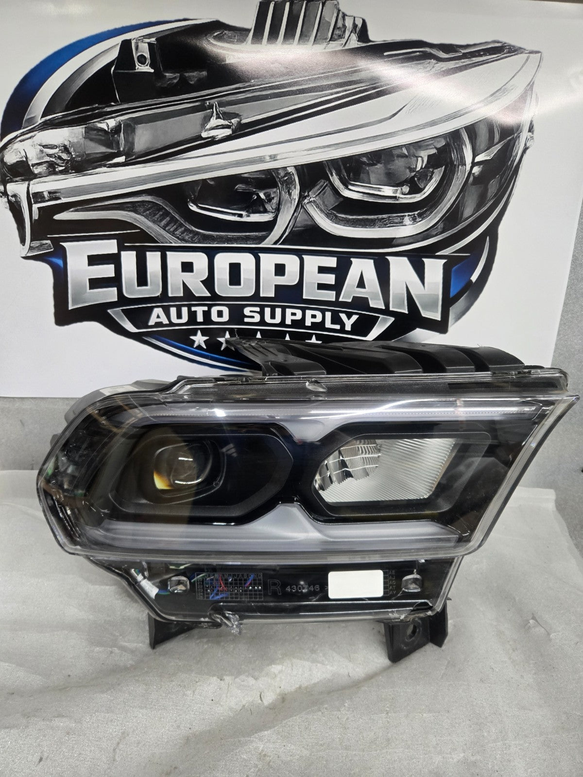 2021-2025 DODGE DURANGO PREMIUM FULL LED BLACK RIGHT RH HEADLIGHT OEM 68433782AE
